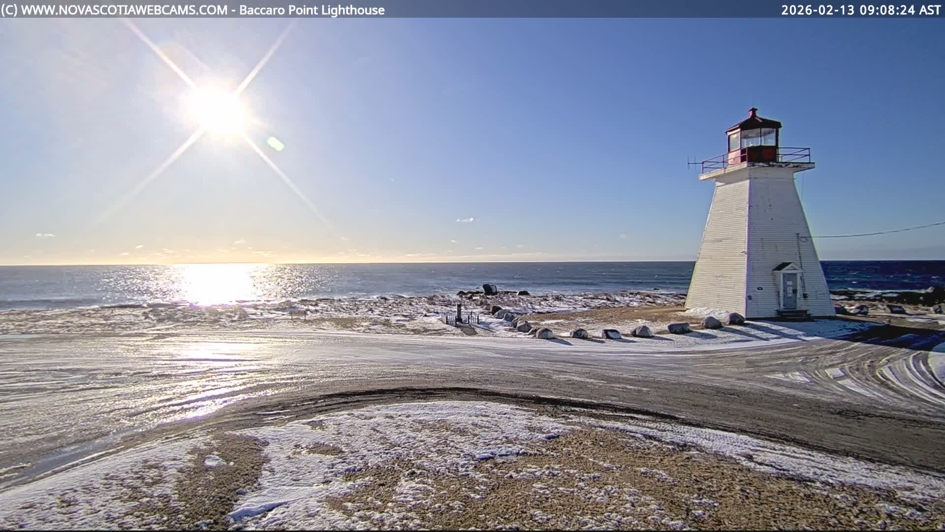 Baccaro Point Lighthouse Live Cam - Barrington, Shelburne, Nova Scotia, Canada