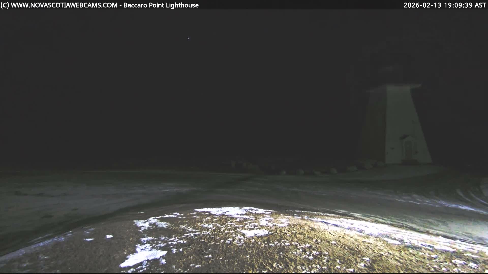 Baccaro Point Lighthouse Live Cam - Barrington, Shelburne, Nova Scotia, Canada