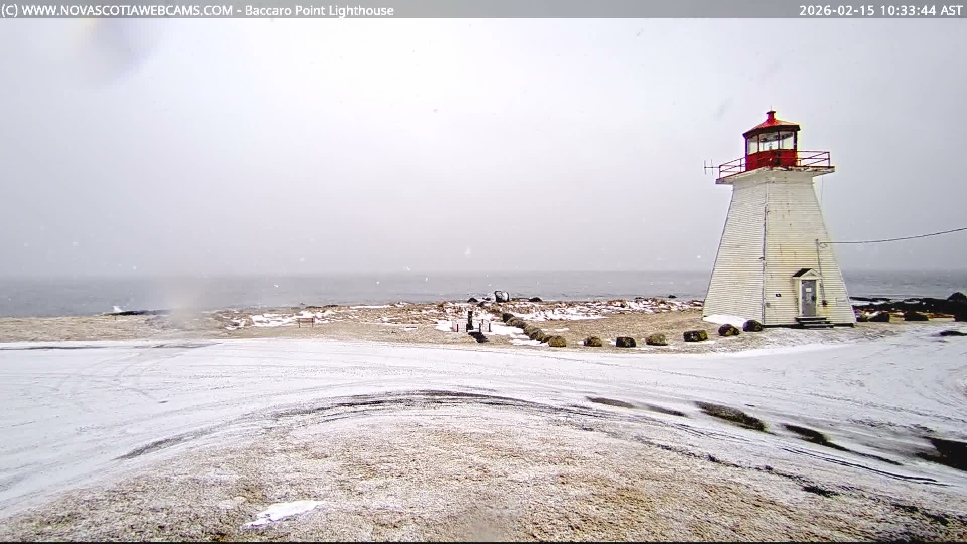 Baccaro Point Lighthouse Live Cam - Barrington, Shelburne, Nova Scotia, Canada