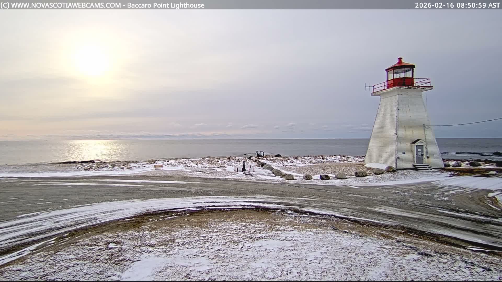 Baccaro Point Lighthouse Live Cam - Barrington, Shelburne, Nova Scotia, Canada