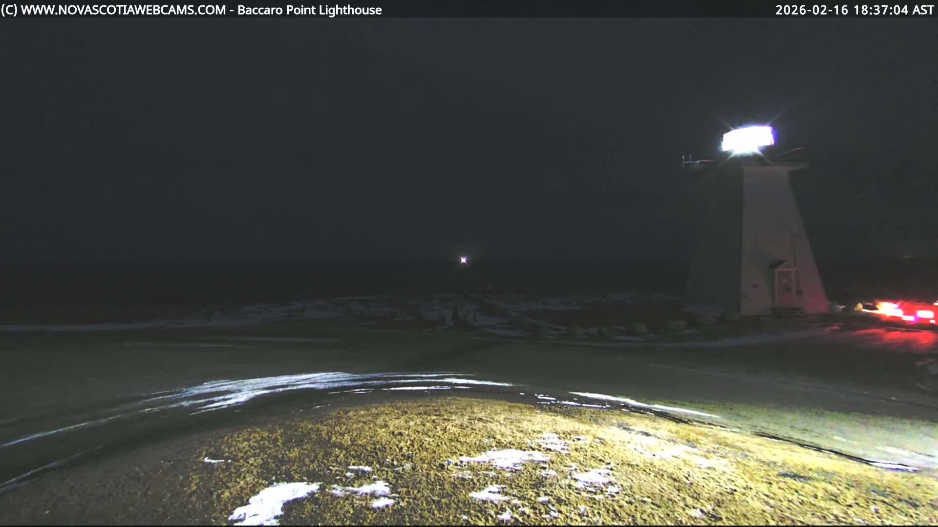 Baccaro Point Lighthouse Live Cam - Barrington, Shelburne, Nova Scotia, Canada