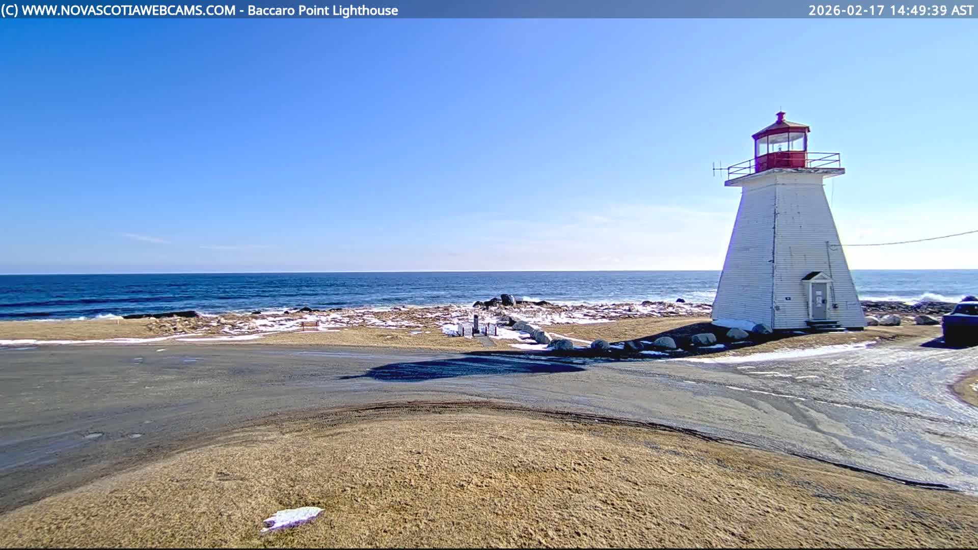 Baccaro Point Lighthouse Live Cam - Barrington, Shelburne, Nova Scotia, Canada