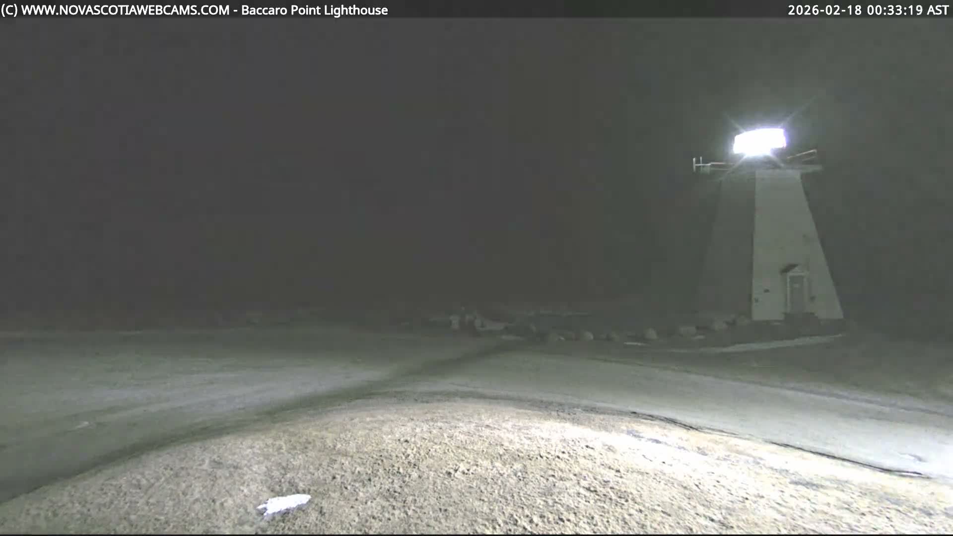 Baccaro Point Lighthouse Live Cam - Barrington, Shelburne, Nova Scotia, Canada