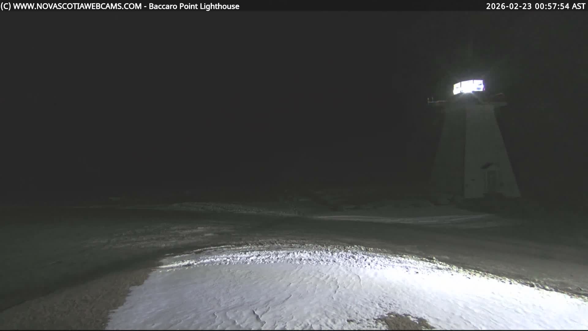 Baccaro Point Lighthouse Live Cam - Barrington, Shelburne, Nova Scotia, Canada