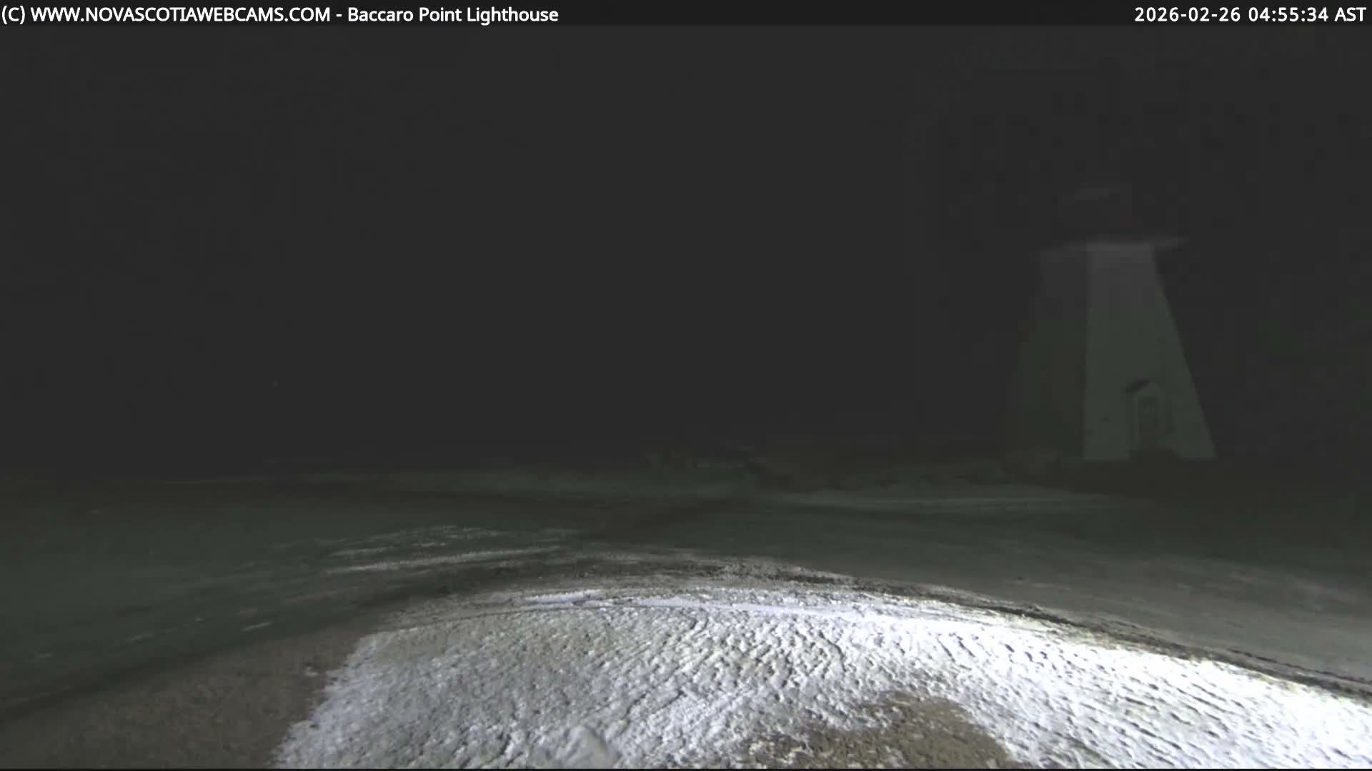 Baccaro Point Lighthouse Live Cam - Barrington, Shelburne, Nova Scotia, Canada