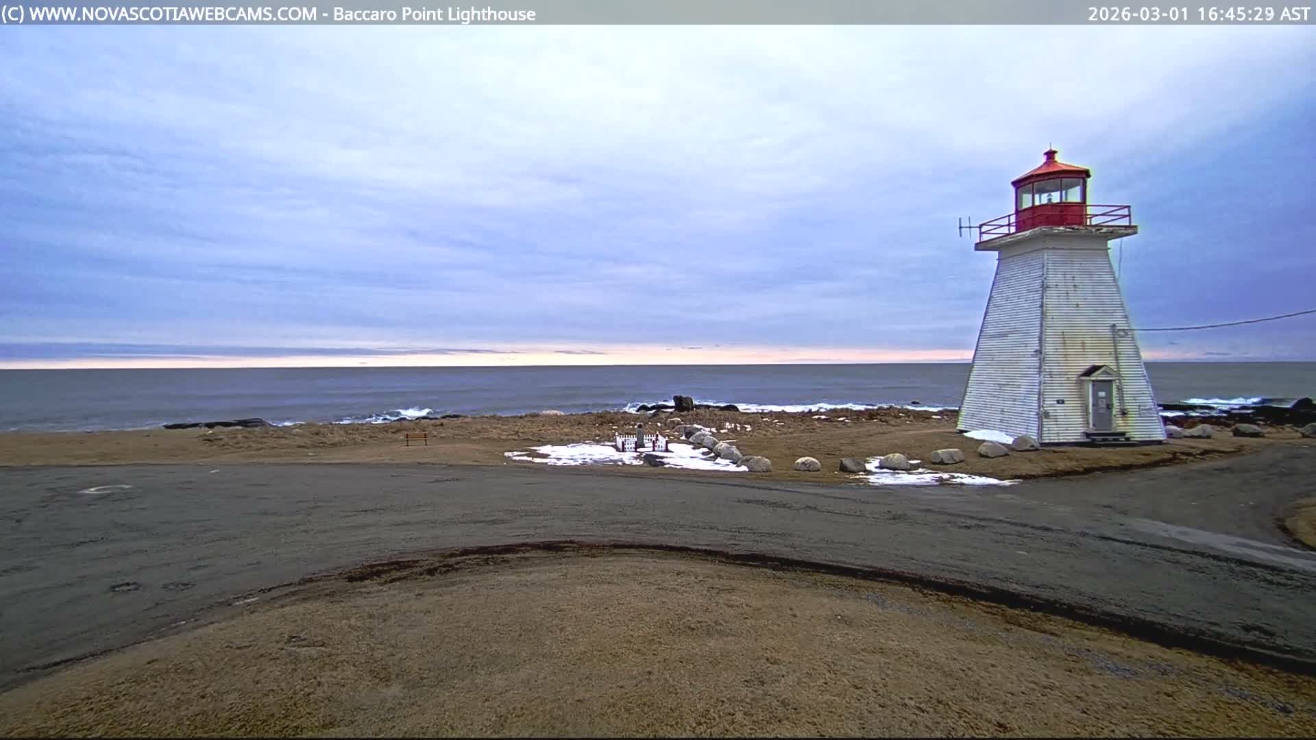 Baccaro Point Lighthouse Live Cam - Barrington, Shelburne, Nova Scotia, Canada