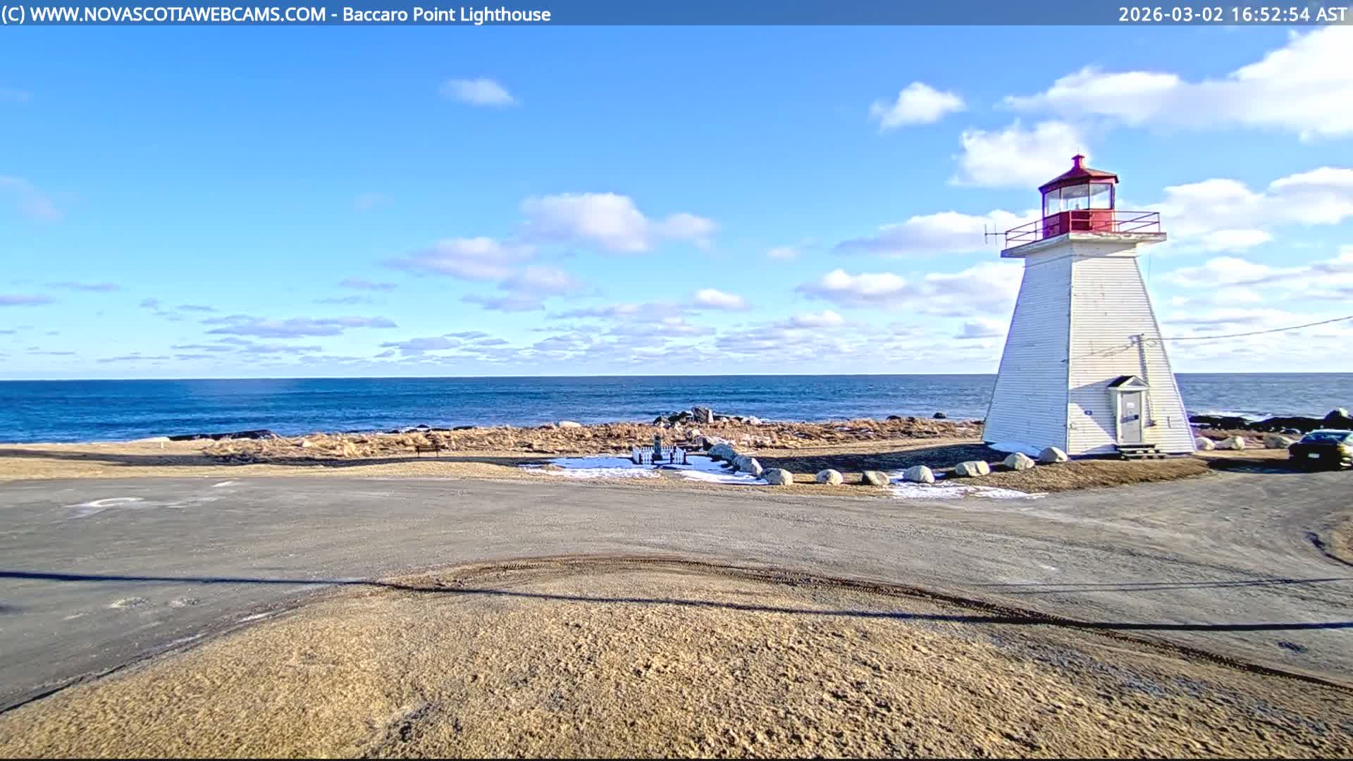 Baccaro Point Lighthouse Live Cam - Barrington, Shelburne, Nova Scotia, Canada