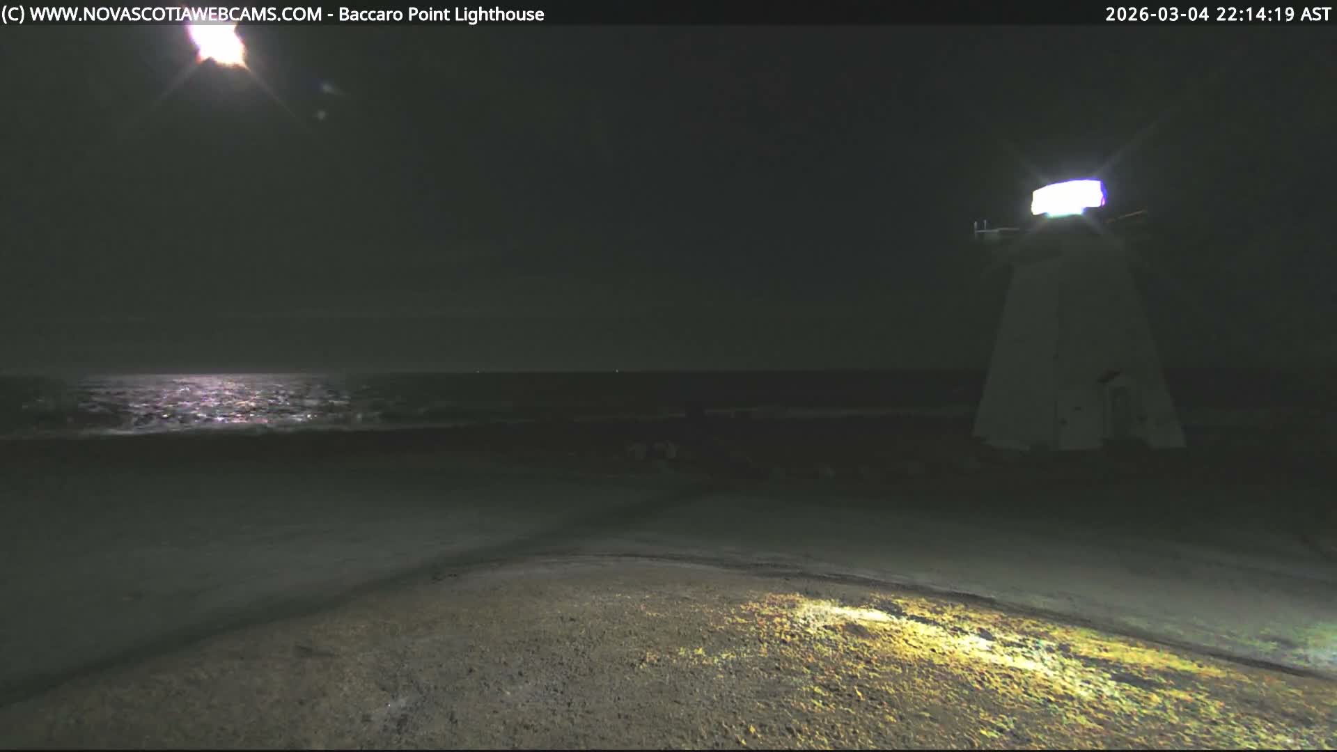 Baccaro Point Lighthouse Live Cam - Barrington, Shelburne, Nova Scotia, Canada