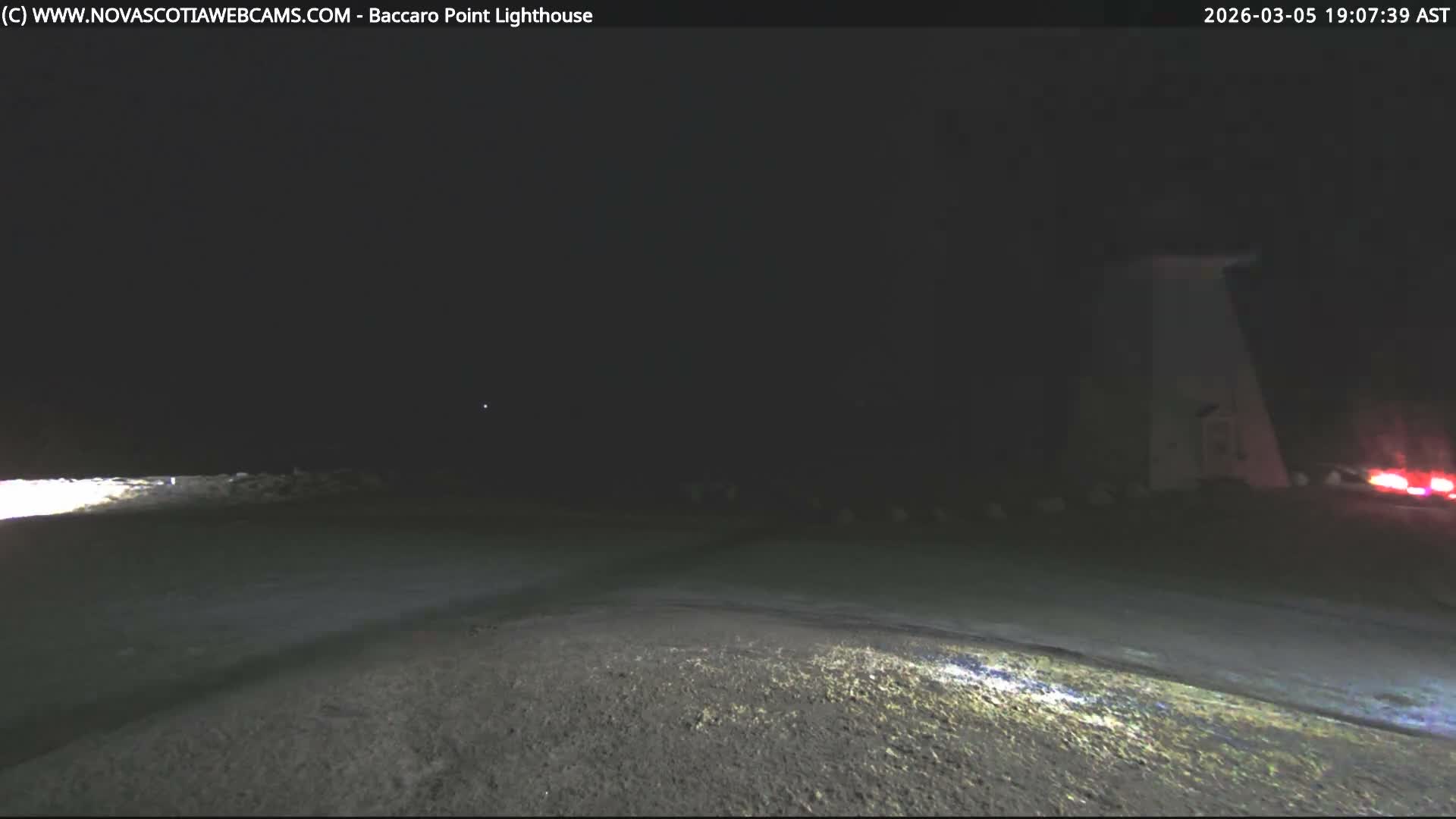 Baccaro Point Lighthouse Live Cam - Barrington, Shelburne, Nova Scotia, Canada