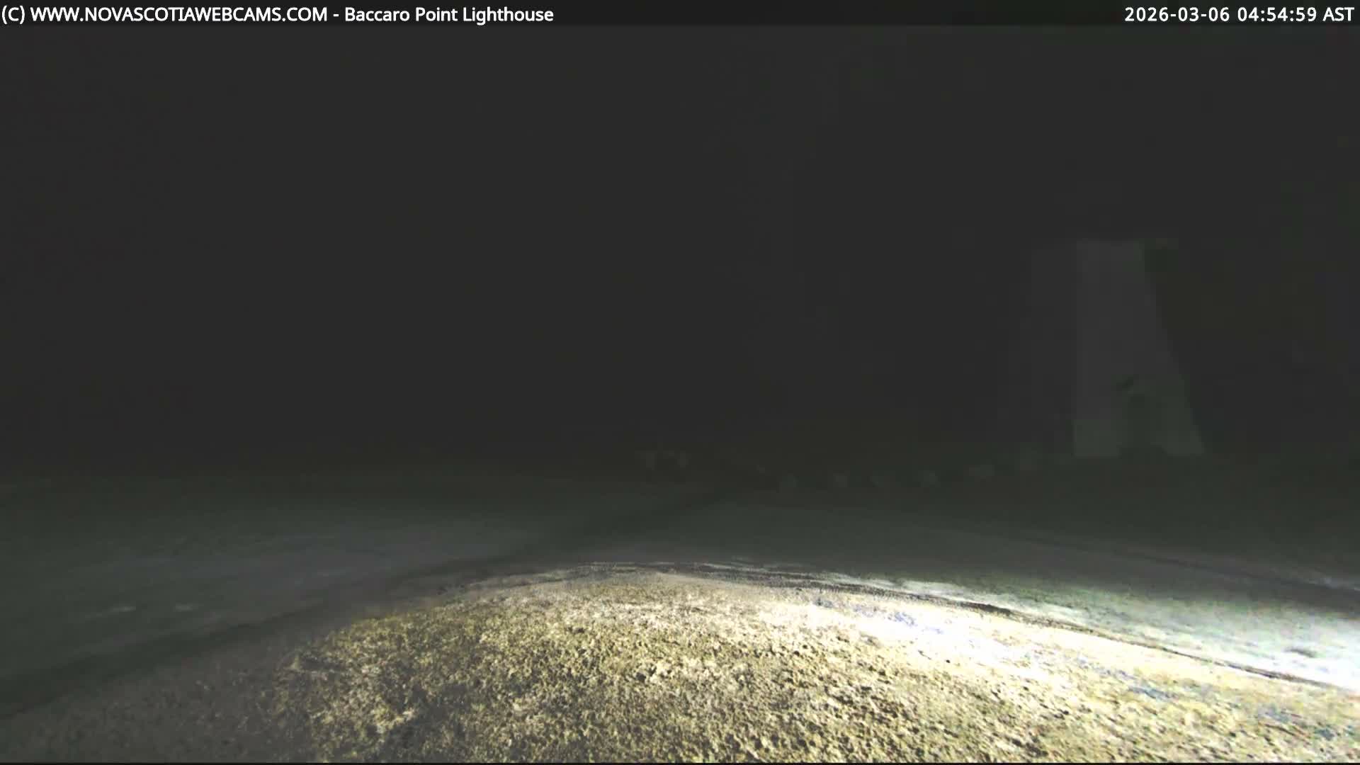 Baccaro Point Lighthouse Live Cam - Barrington, Shelburne, Nova Scotia, Canada