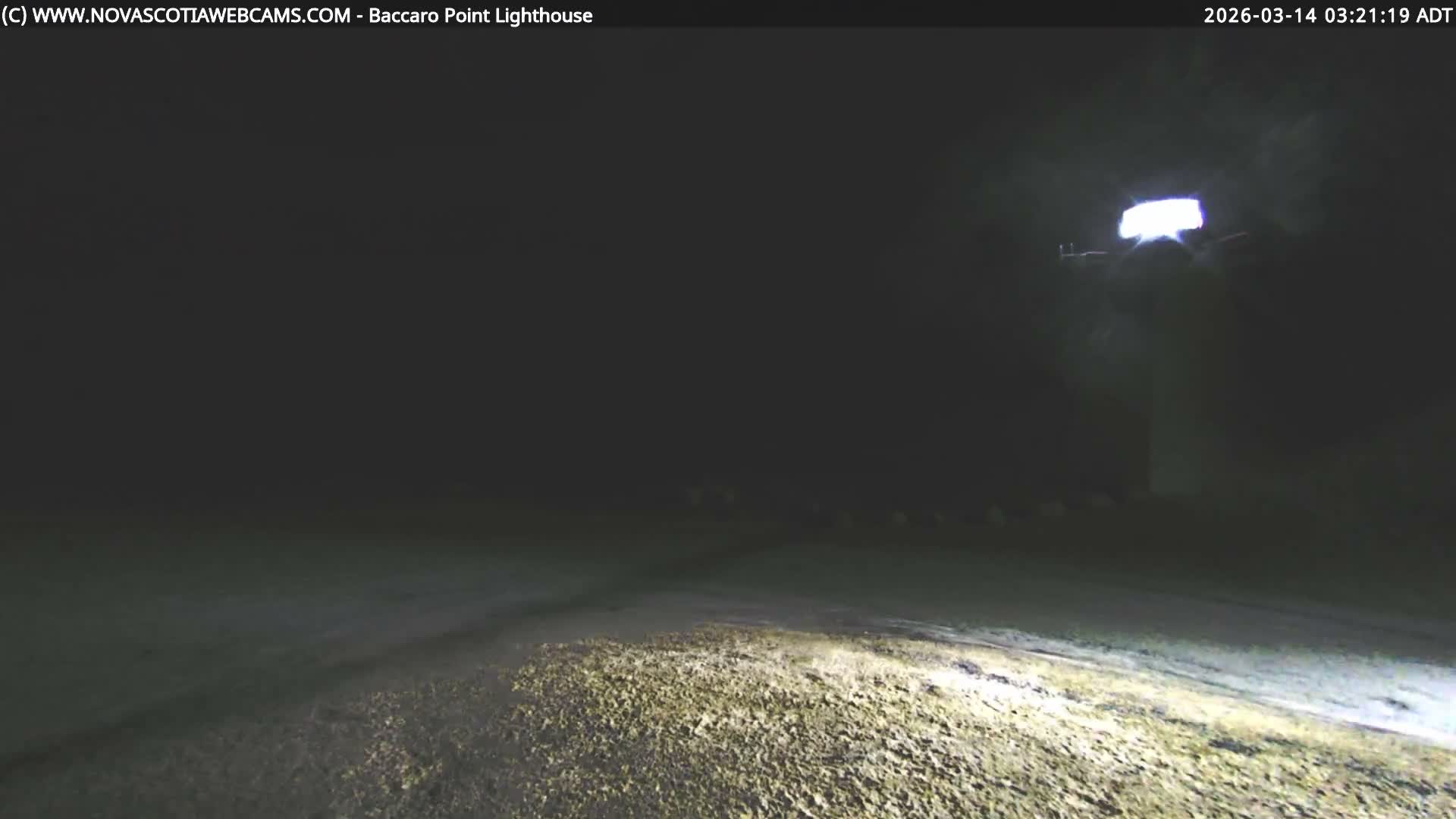Baccaro Point Lighthouse Live Cam - Barrington, Shelburne, Nova Scotia, Canada
