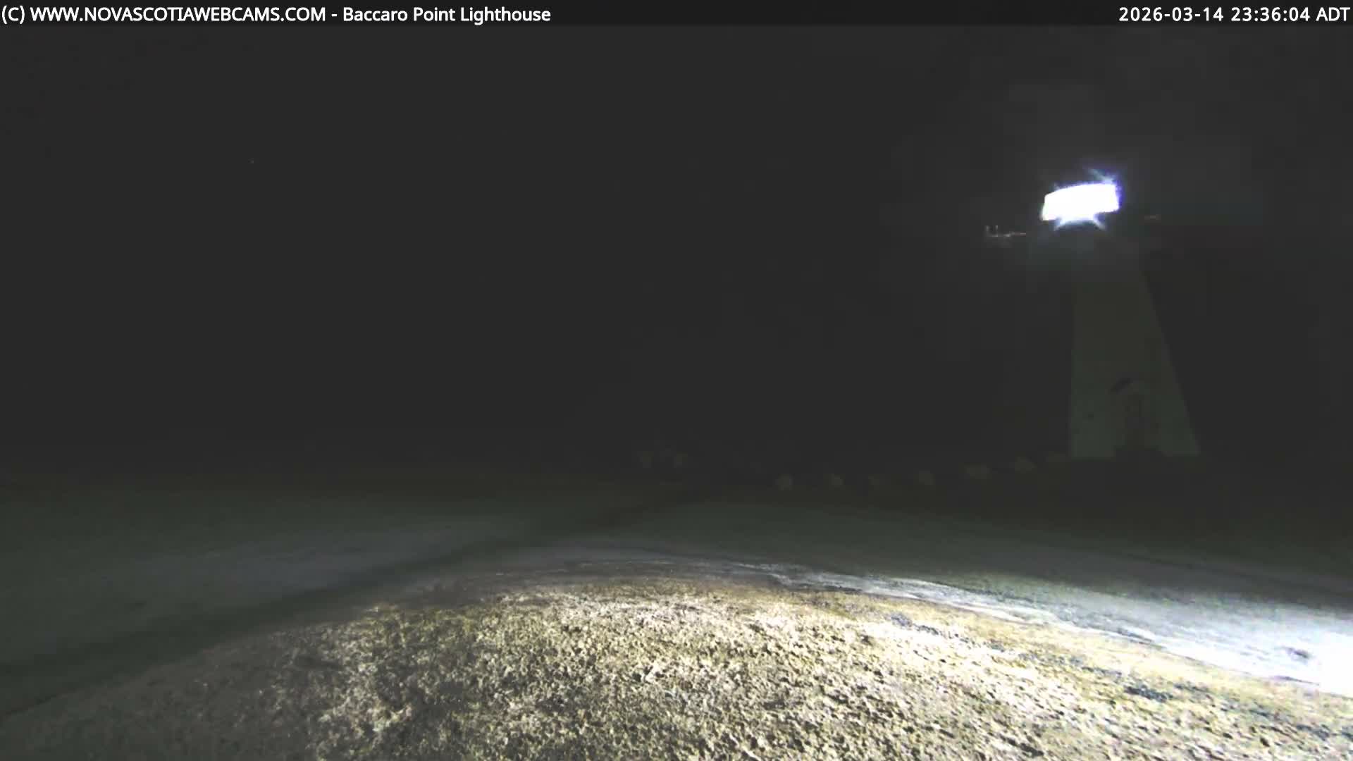Baccaro Point Lighthouse Live Cam - Barrington, Shelburne, Nova Scotia, Canada