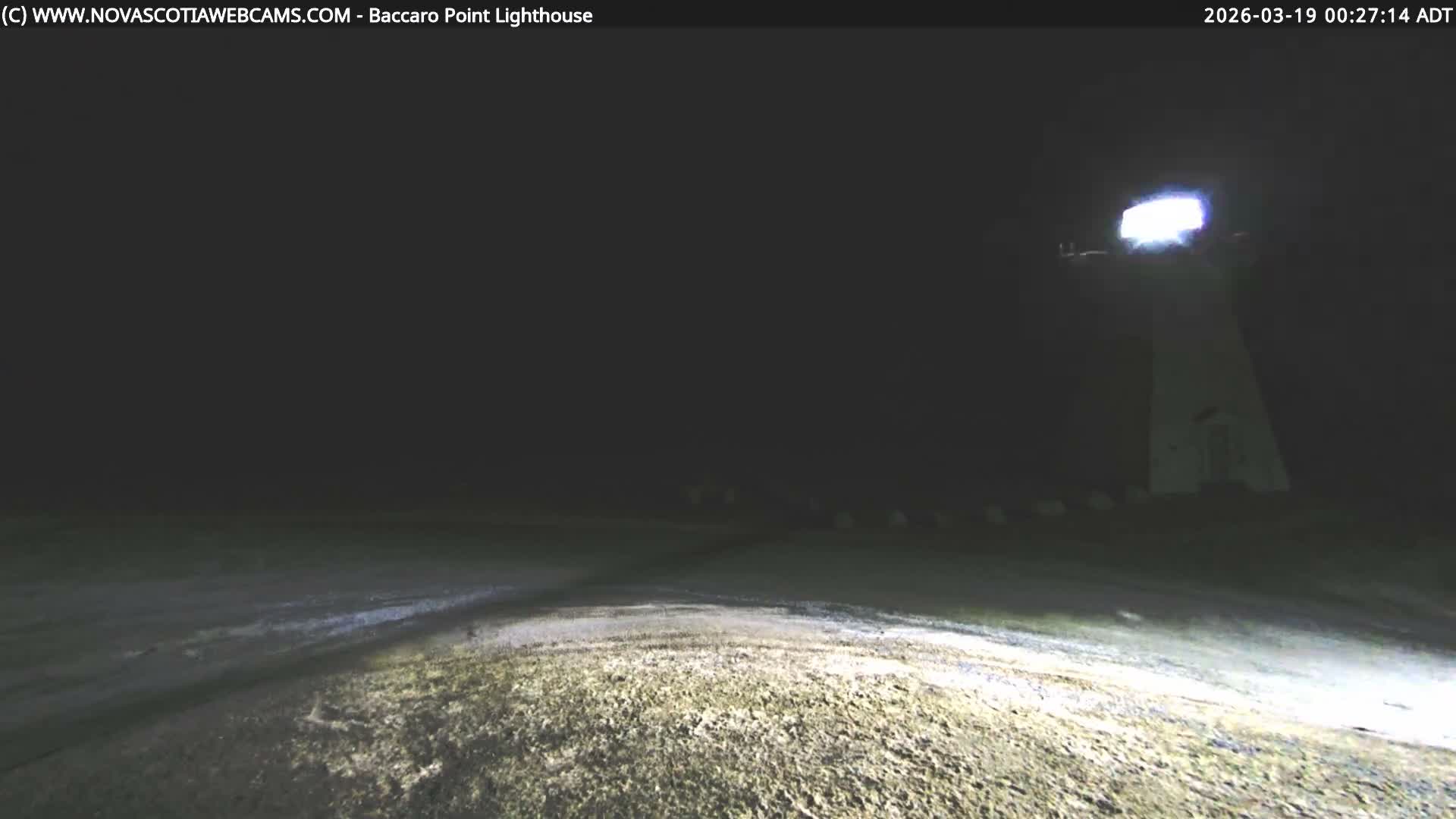 Baccaro Point Lighthouse Live Cam - Barrington, Shelburne, Nova Scotia, Canada