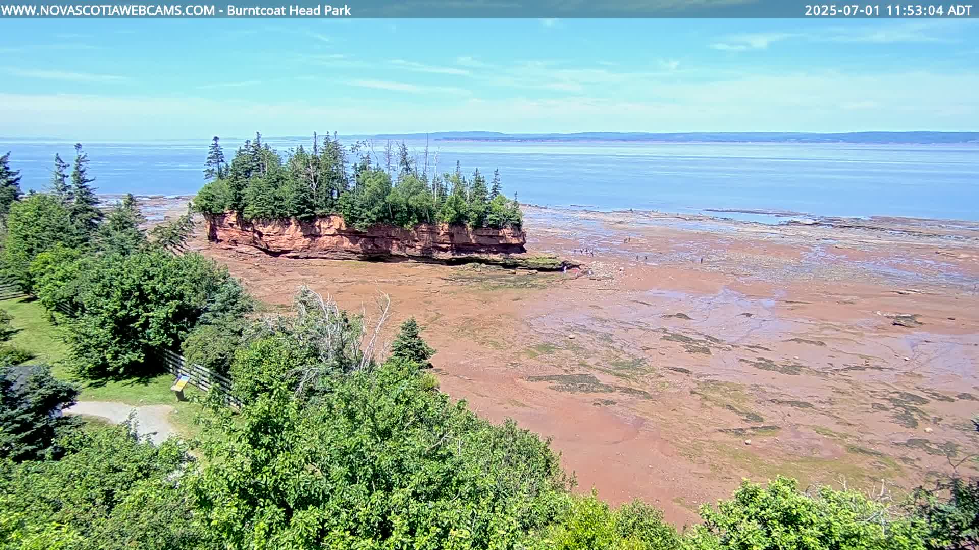 Burntcoat Head Park & Minas Basin Live Cam - East Hants, Hants, Nova Scotia, Canada