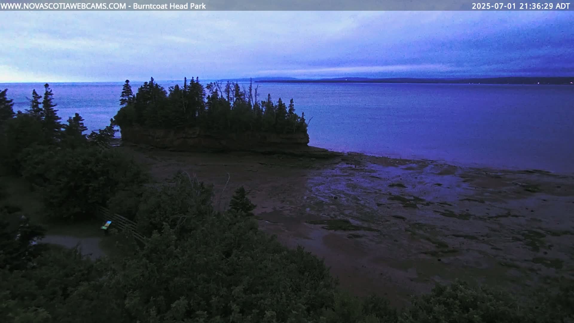 Burntcoat Head Park & Minas Basin Live Cam - East Hants, Hants, Nova Scotia, Canada