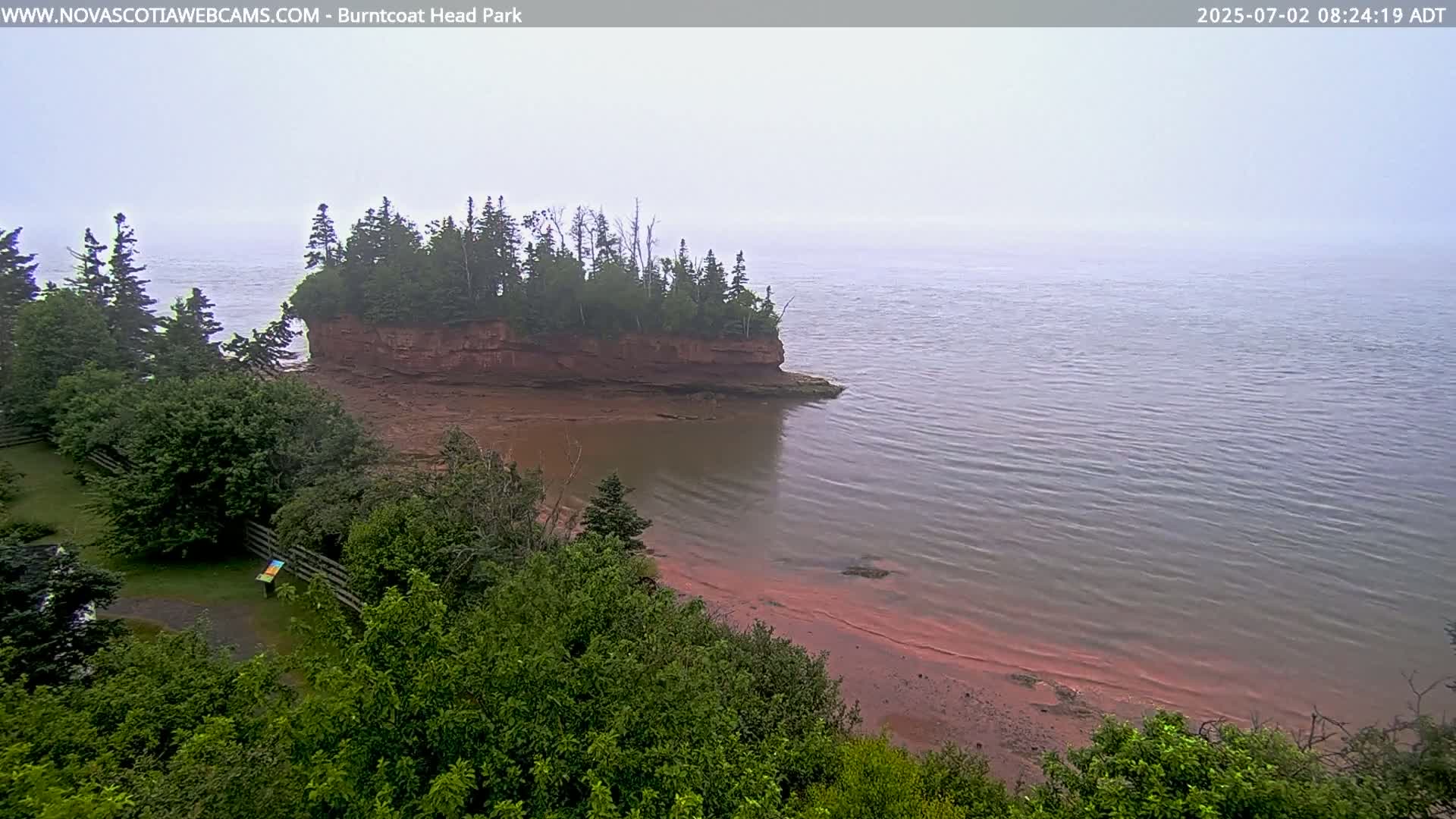 Burntcoat Head Park & Minas Basin Live Cam - East Hants, Hants, Nova Scotia, Canada