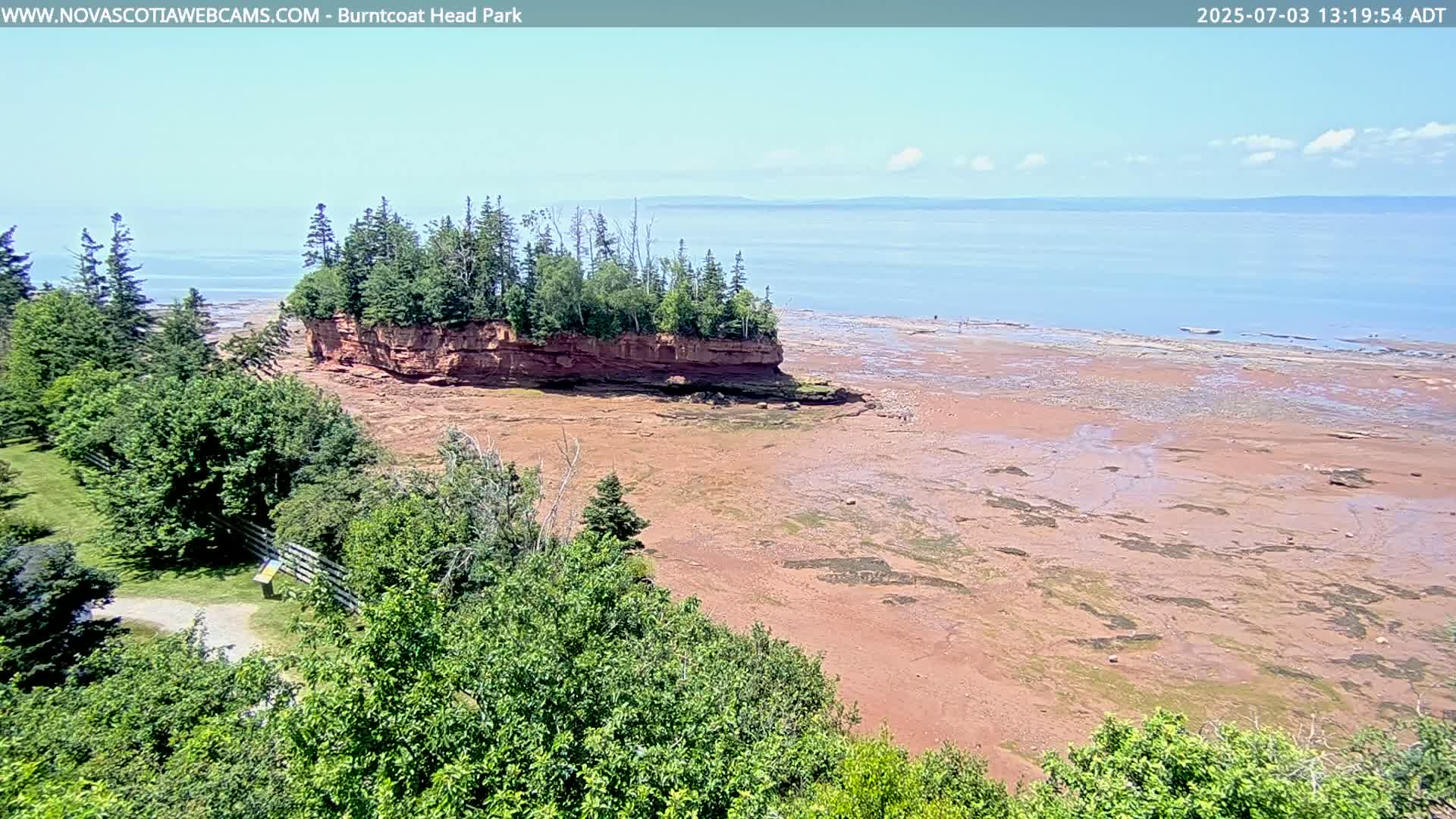 Burntcoat Head Park & Minas Basin Live Cam - East Hants, Hants, Nova Scotia, Canada