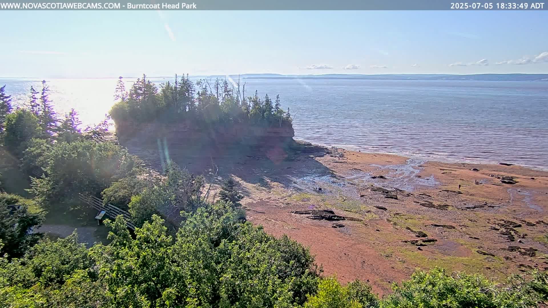 Burntcoat Head Park & Minas Basin Live Cam - East Hants, Hants, Nova Scotia, Canada