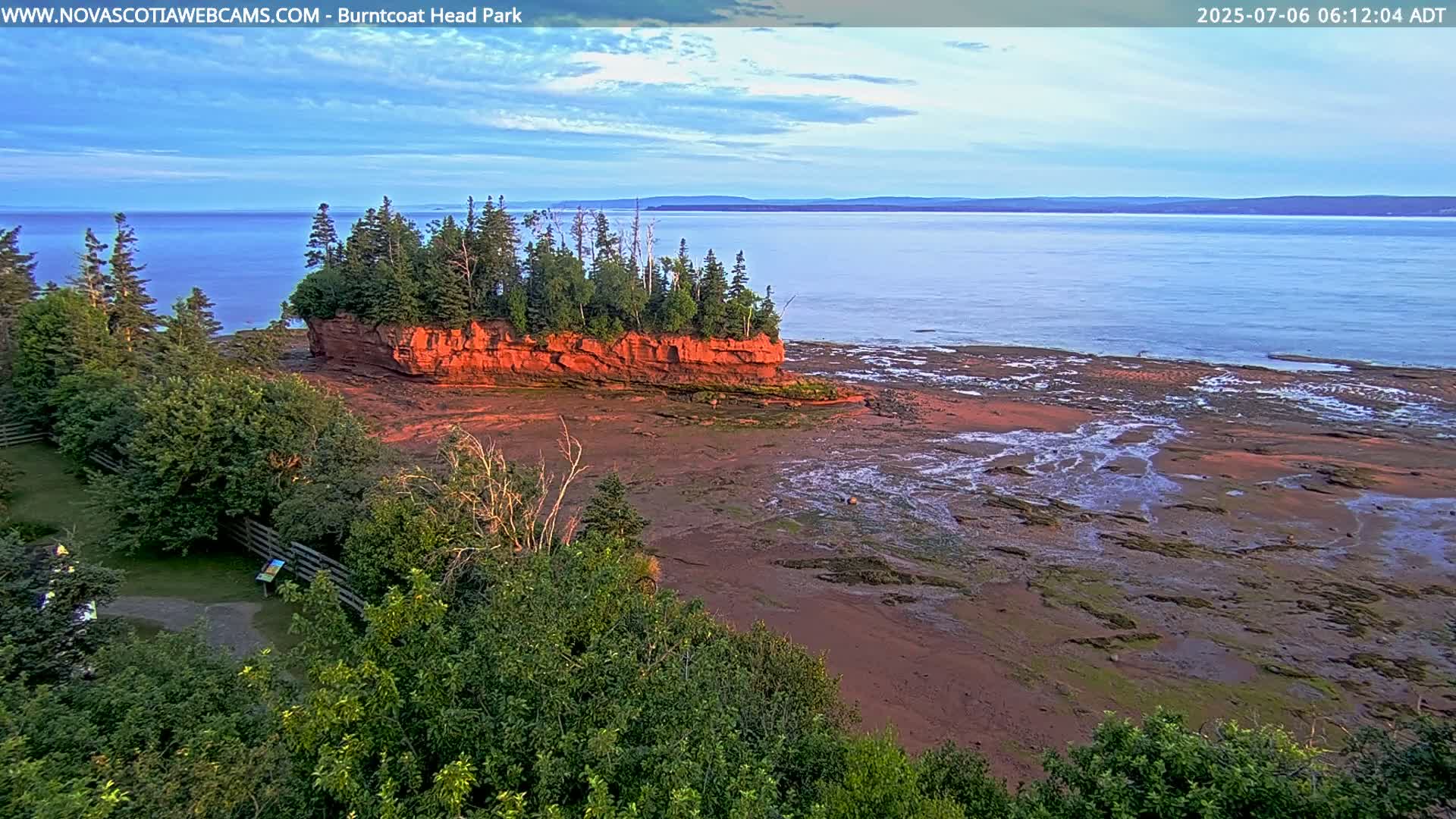 Burntcoat Head Park & Minas Basin Live Cam - East Hants, Hants, Nova Scotia, Canada