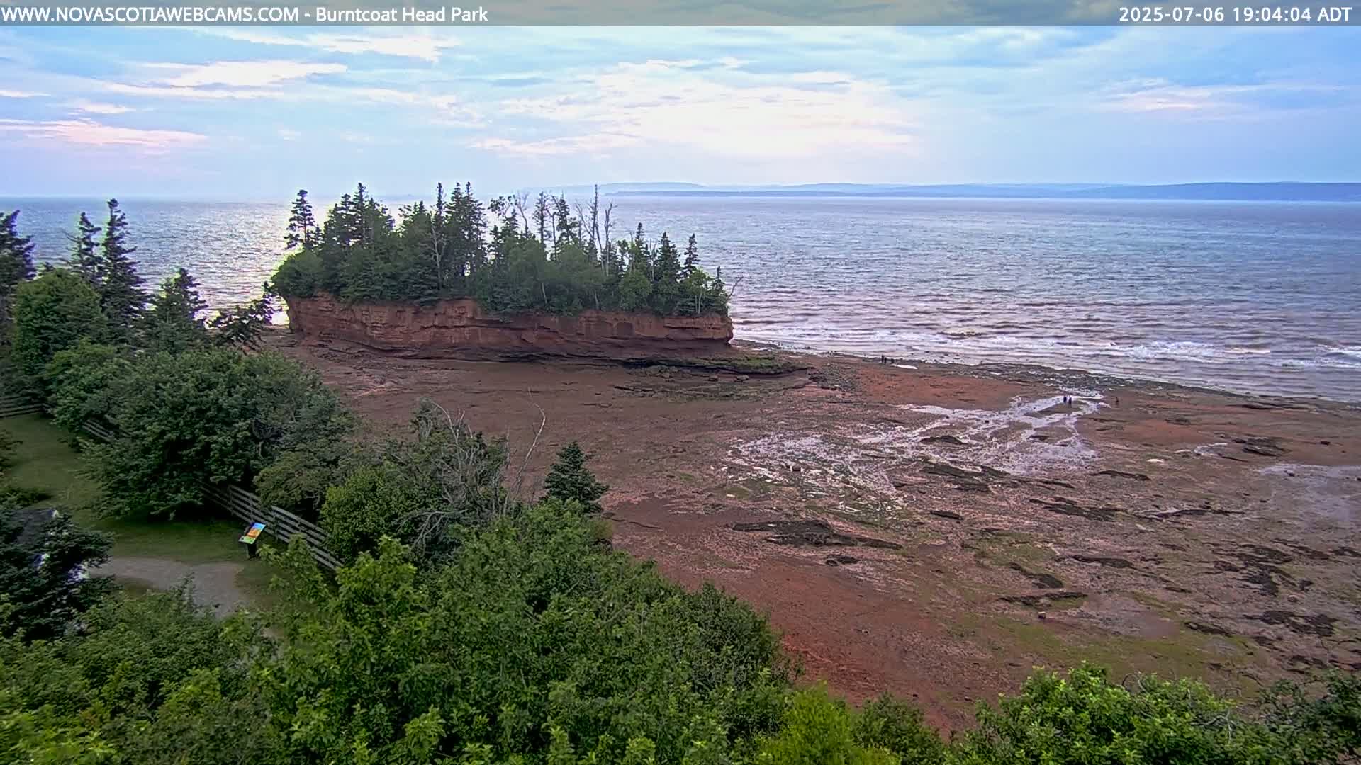 Burntcoat Head Park & Minas Basin Live Cam - East Hants, Hants, Nova Scotia, Canada