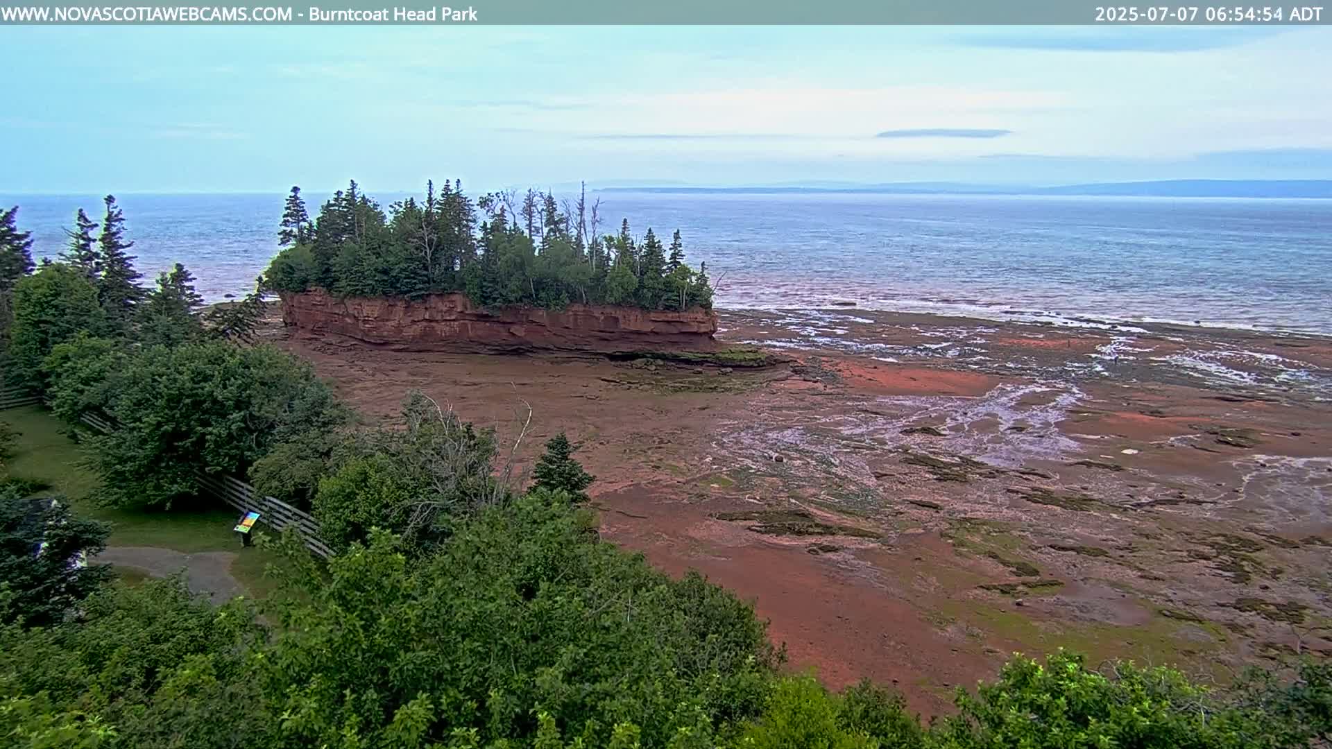 Burntcoat Head Park & Minas Basin Live Cam - East Hants, Hants, Nova Scotia, Canada