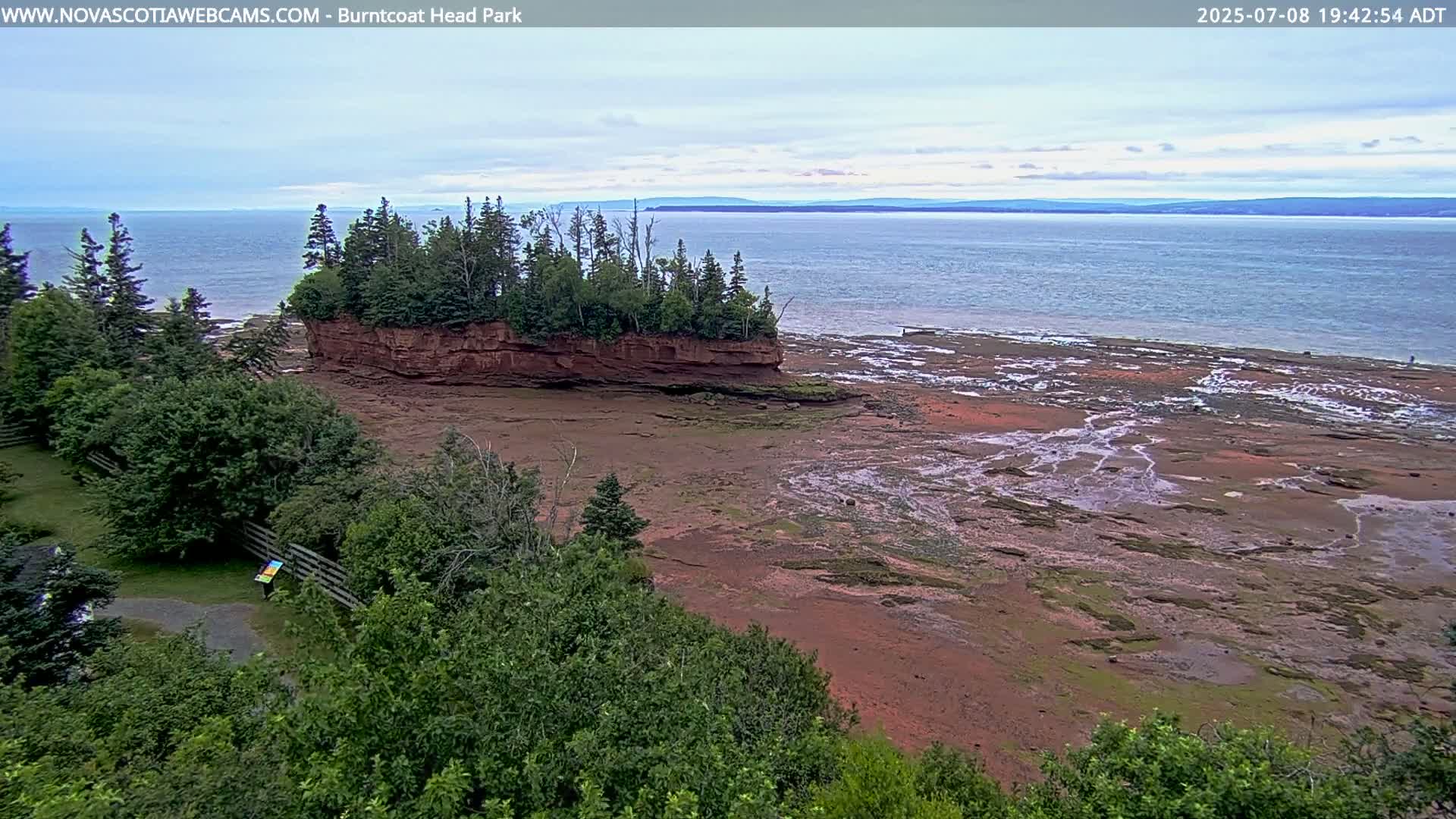 Burntcoat Head Park & Minas Basin Live Cam - East Hants, Hants, Nova Scotia, Canada