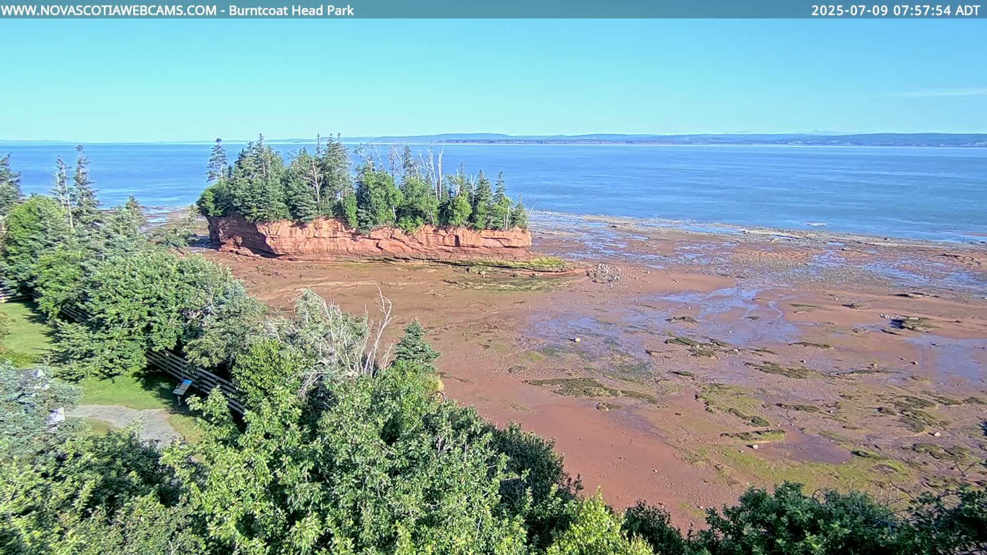 Burntcoat Head Park & Minas Basin Live Cam - East Hants, Hants, Nova Scotia, Canada
