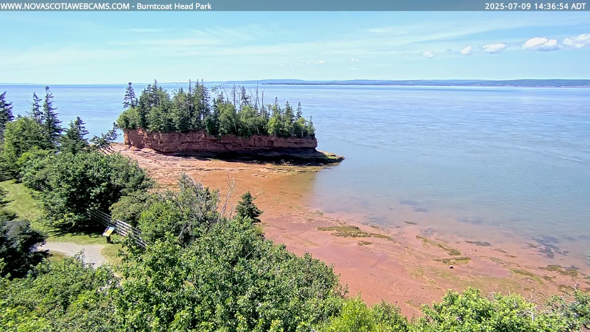 Burntcoat Head Park & Minas Basin Live Cam - East Hants, Hants, Nova Scotia, Canada