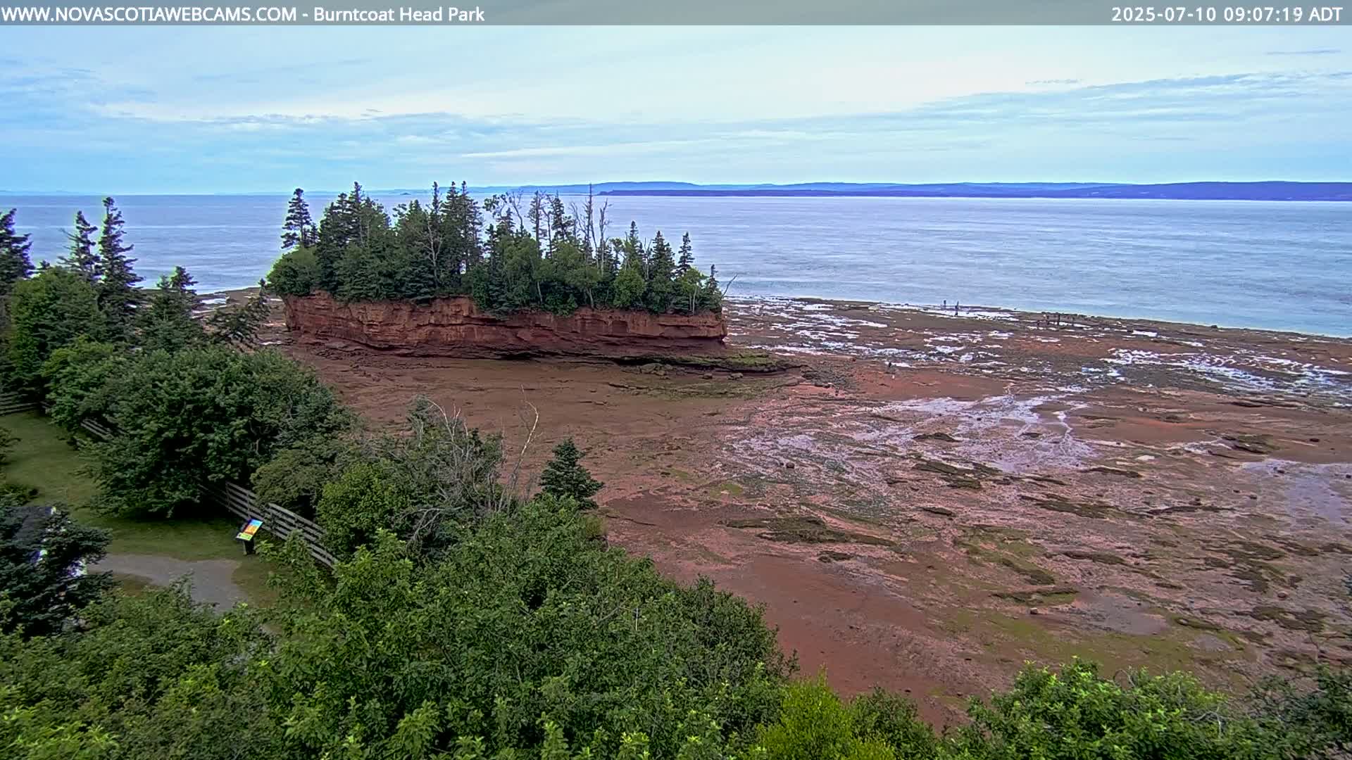 Burntcoat Head Park & Minas Basin Live Cam - East Hants, Hants, Nova Scotia, Canada