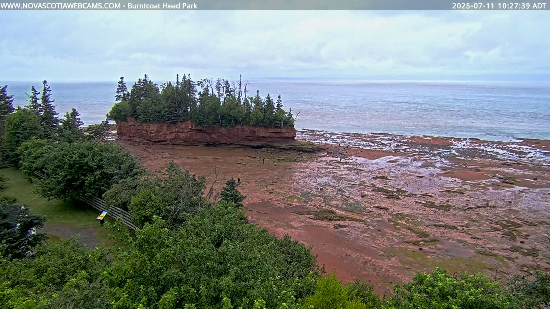 Burntcoat Head Park & Minas Basin Live Cam - East Hants, Hants, Nova Scotia, Canada