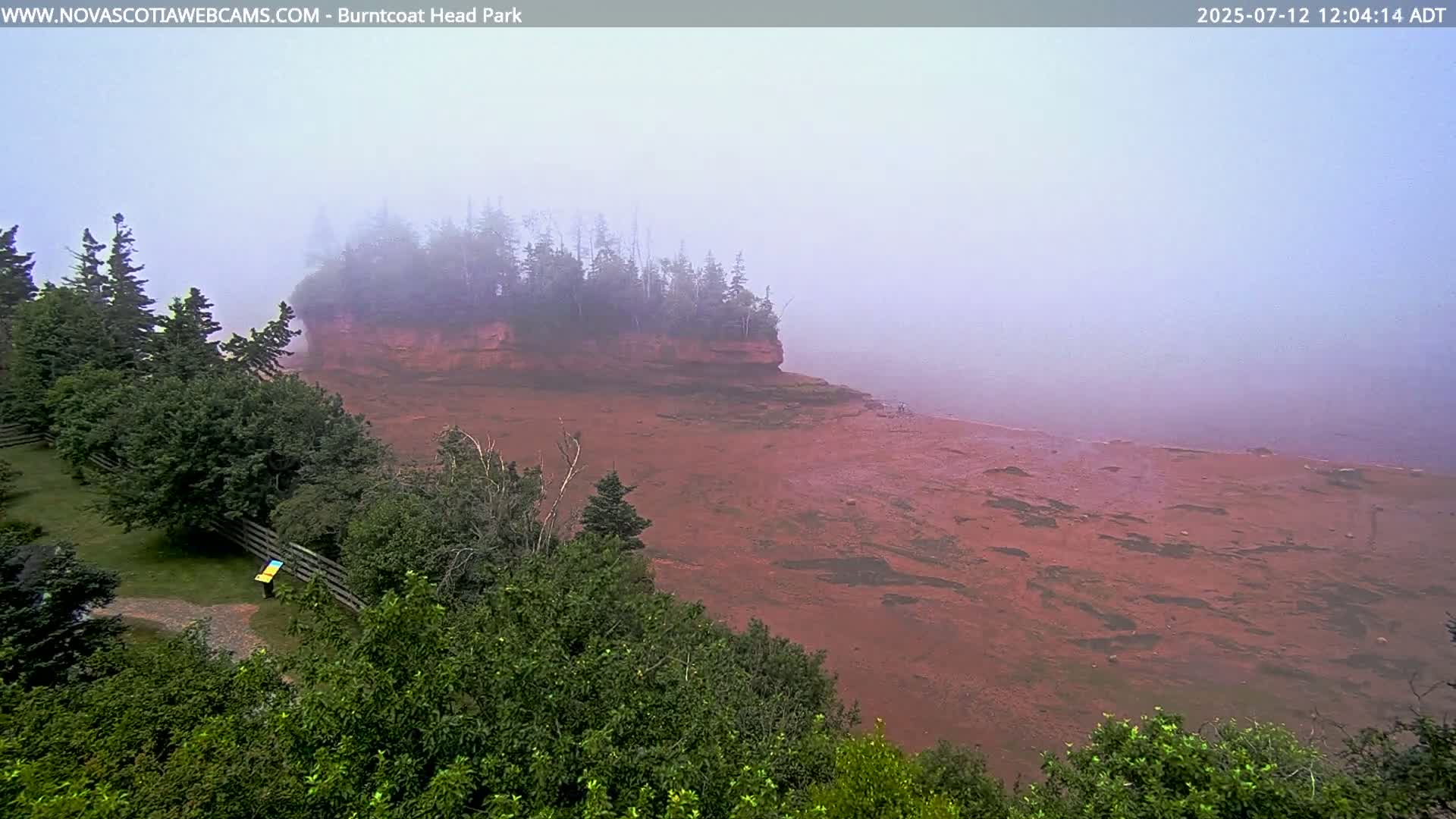 Burntcoat Head Park & Minas Basin Live Cam - East Hants, Hants, Nova Scotia, Canada