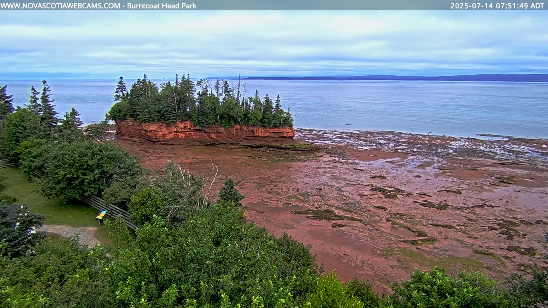 Burntcoat Head Park & Minas Basin Live Cam - East Hants, Hants, Nova Scotia, Canada