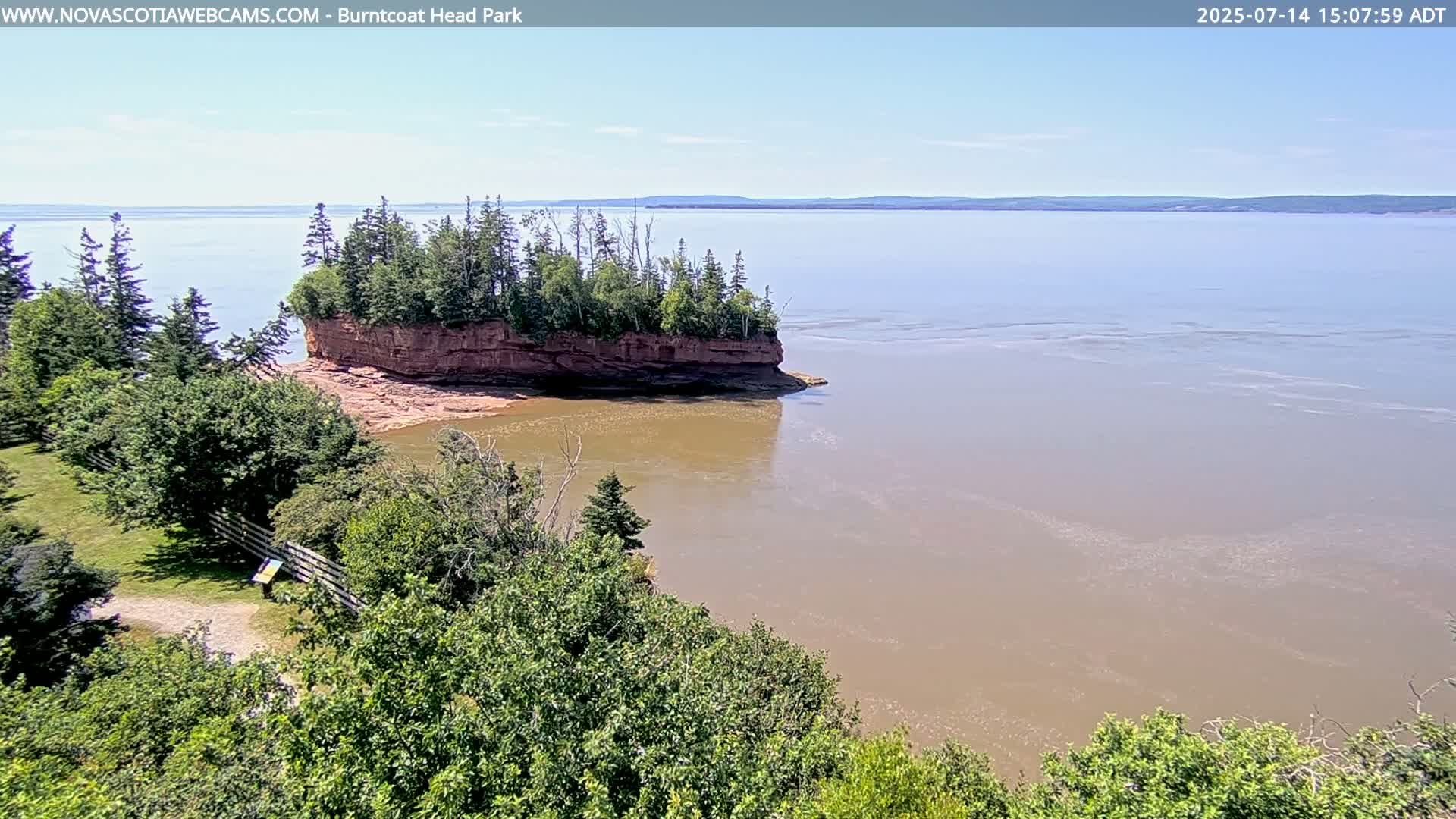 Burntcoat Head Park & Minas Basin Live Cam - East Hants, Hants, Nova Scotia, Canada