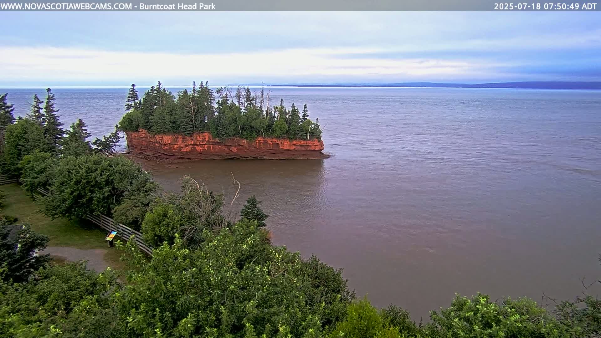 Burntcoat Head Park & Minas Basin Live Cam - East Hants, Hants, Nova Scotia, Canada