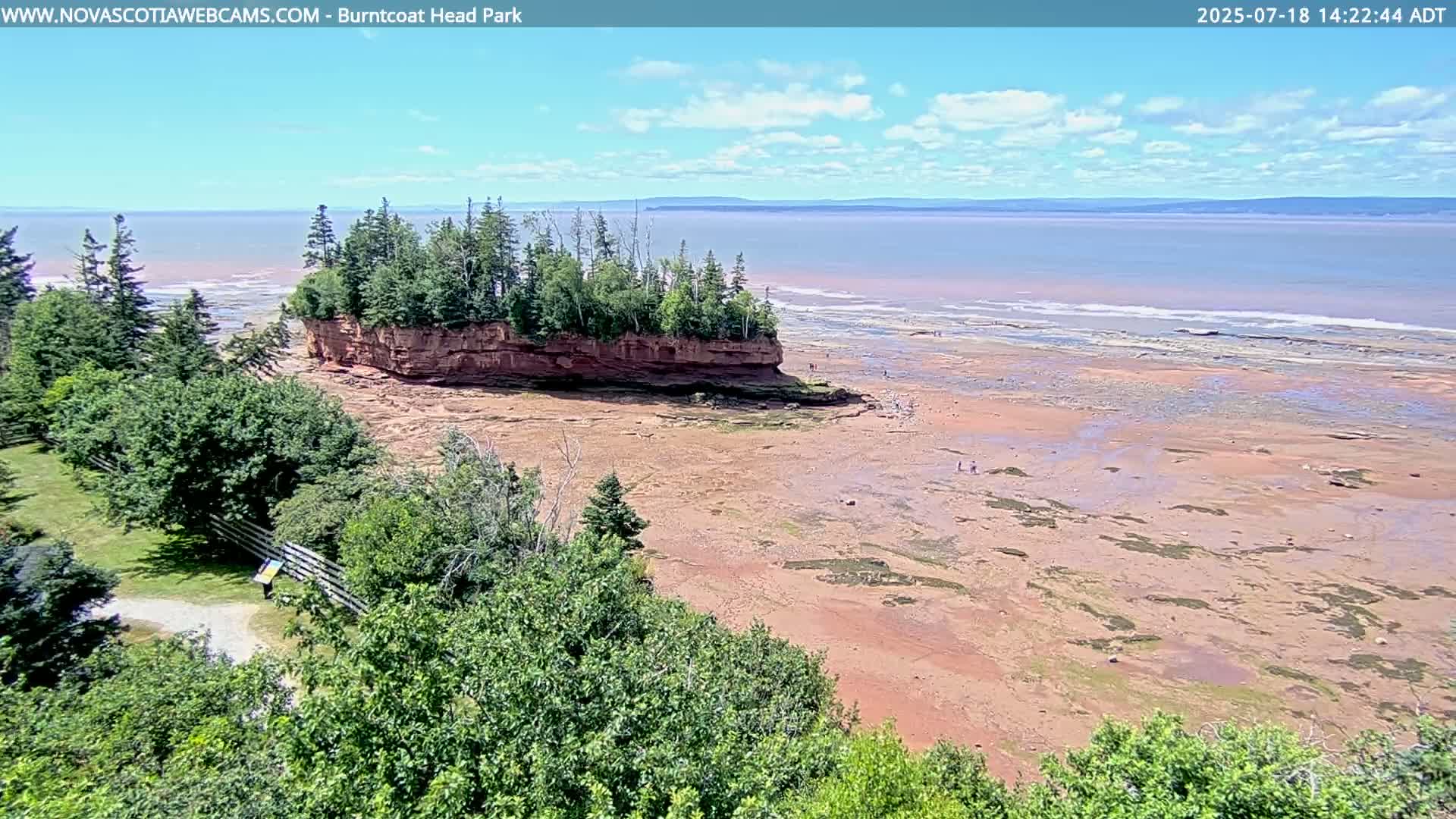 Burntcoat Head Park & Minas Basin Live Cam - East Hants, Hants, Nova Scotia, Canada