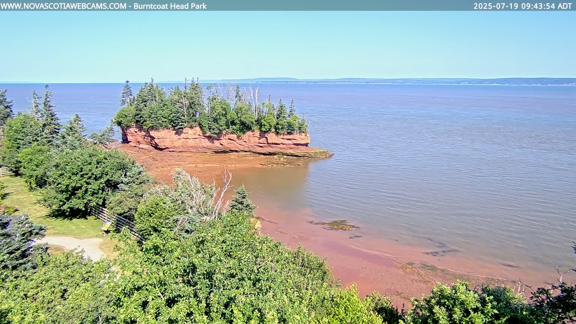 Burntcoat Head Park & Minas Basin Live Cam - East Hants, Hants, Nova Scotia, Canada