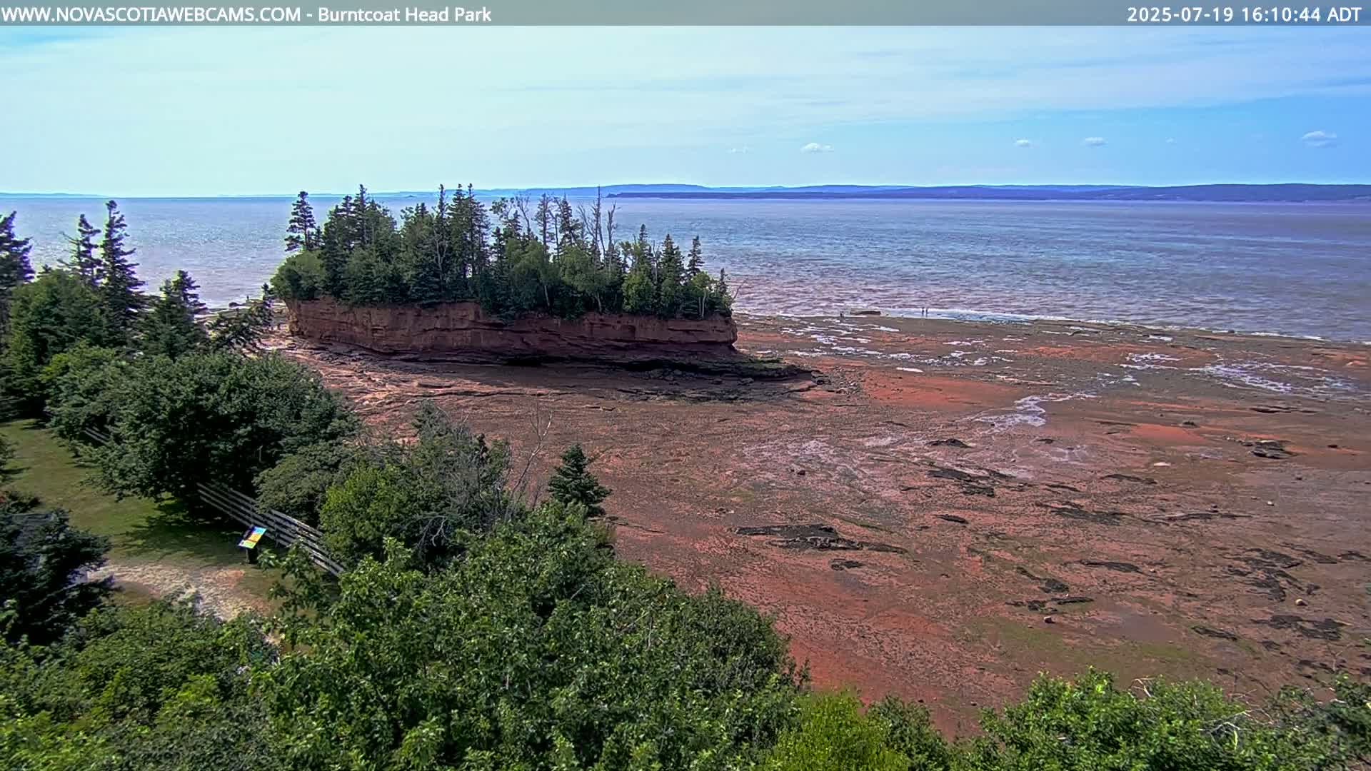 Burntcoat Head Park & Minas Basin Live Cam - East Hants, Hants, Nova Scotia, Canada