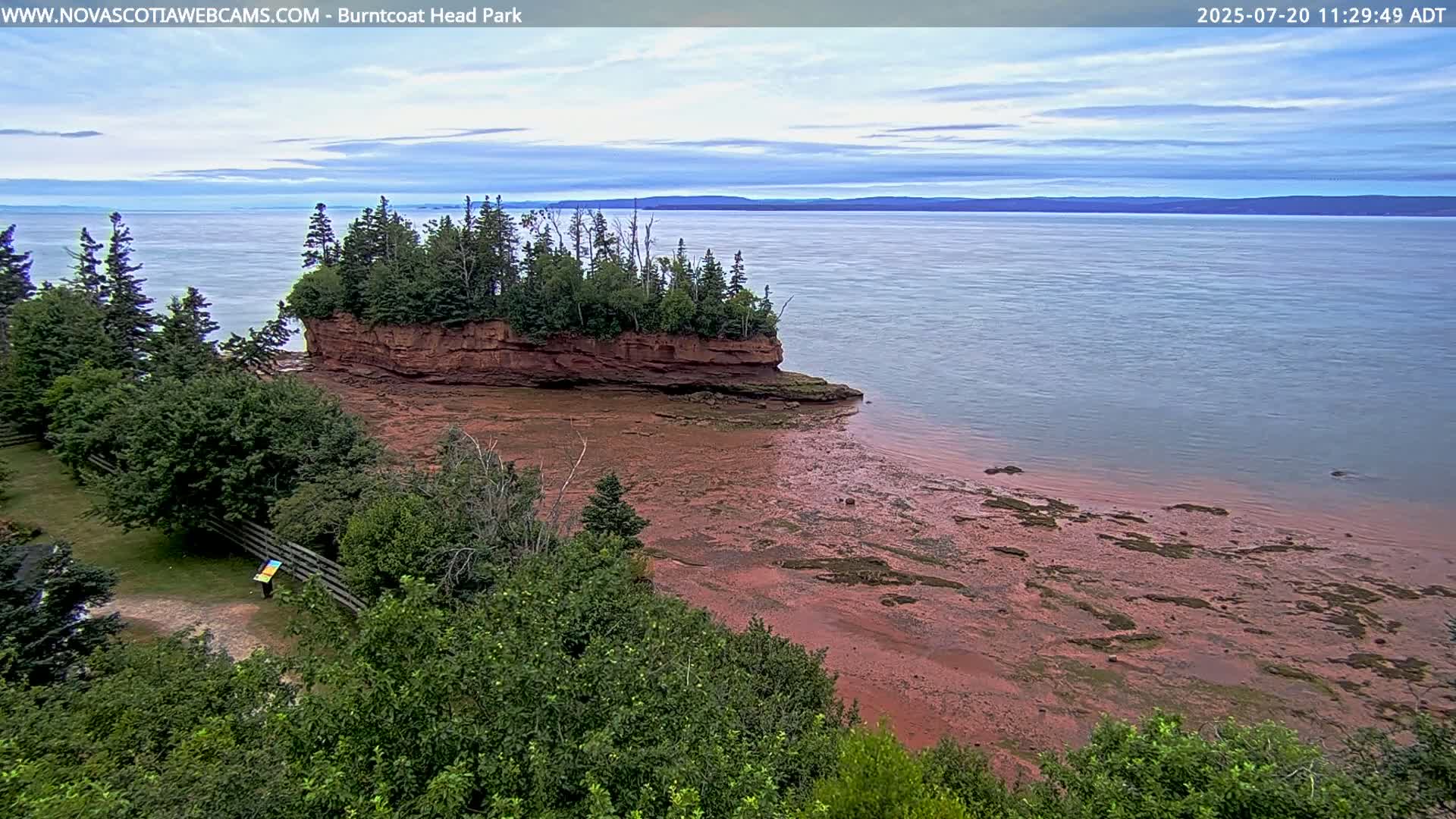 Burntcoat Head Park & Minas Basin Live Cam - East Hants, Hants, Nova Scotia, Canada