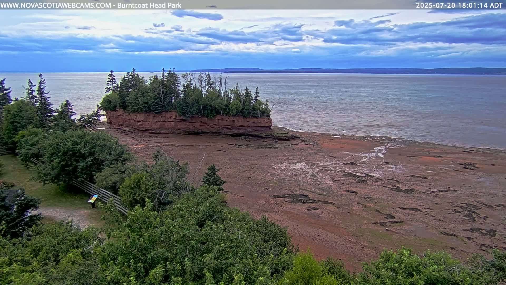 Burntcoat Head Park & Minas Basin Live Cam - East Hants, Hants, Nova Scotia, Canada