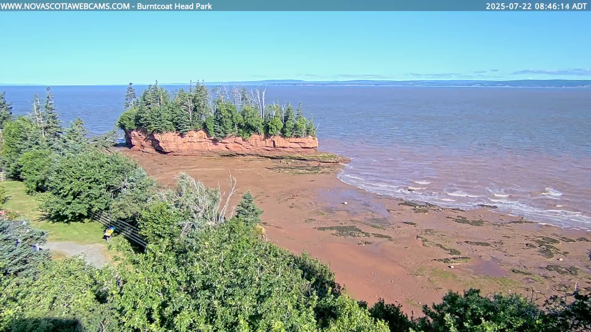 Burntcoat Head Park & Minas Basin Live Cam - East Hants, Hants, Nova Scotia, Canada