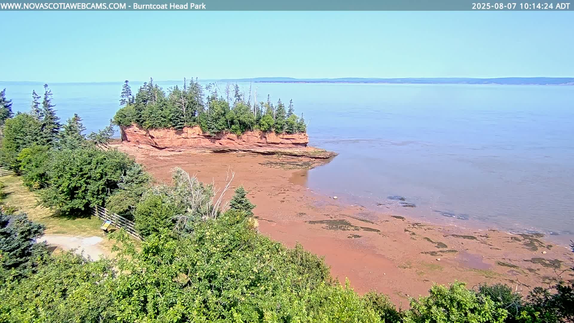 Burntcoat Head Park & Minas Basin Live Cam - East Hants, Hants, Nova Scotia, Canada