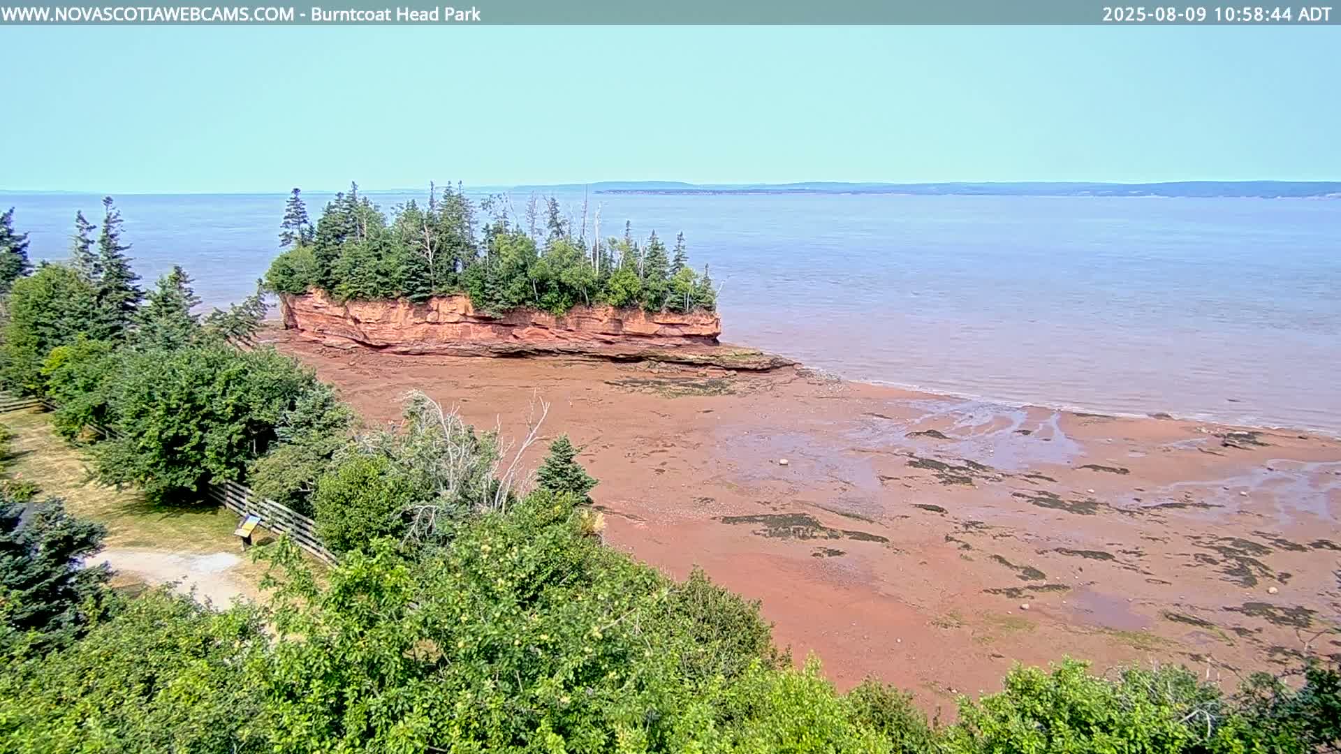 Burntcoat Head Park & Minas Basin Live Cam - East Hants, Hants, Nova Scotia, Canada