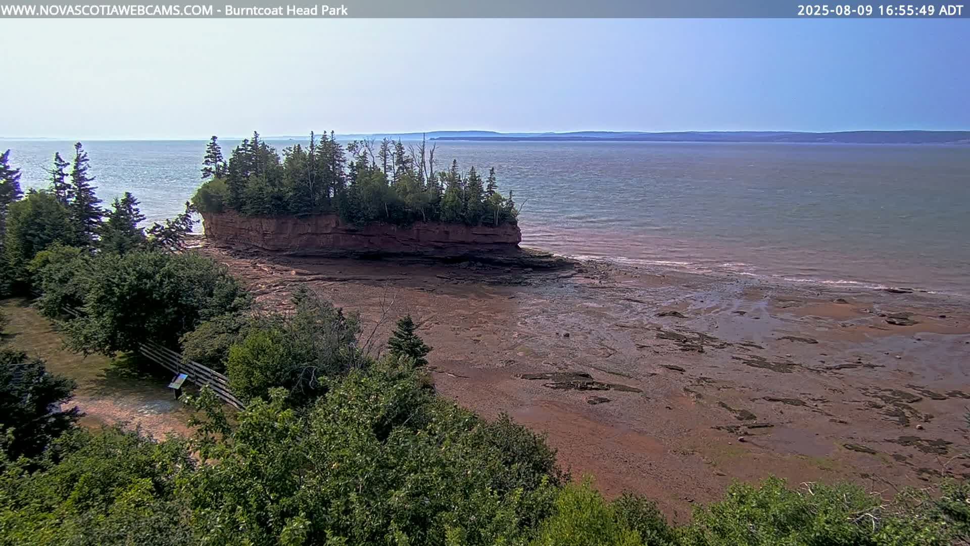 Burntcoat Head Park & Minas Basin Live Cam - East Hants, Hants, Nova Scotia, Canada
