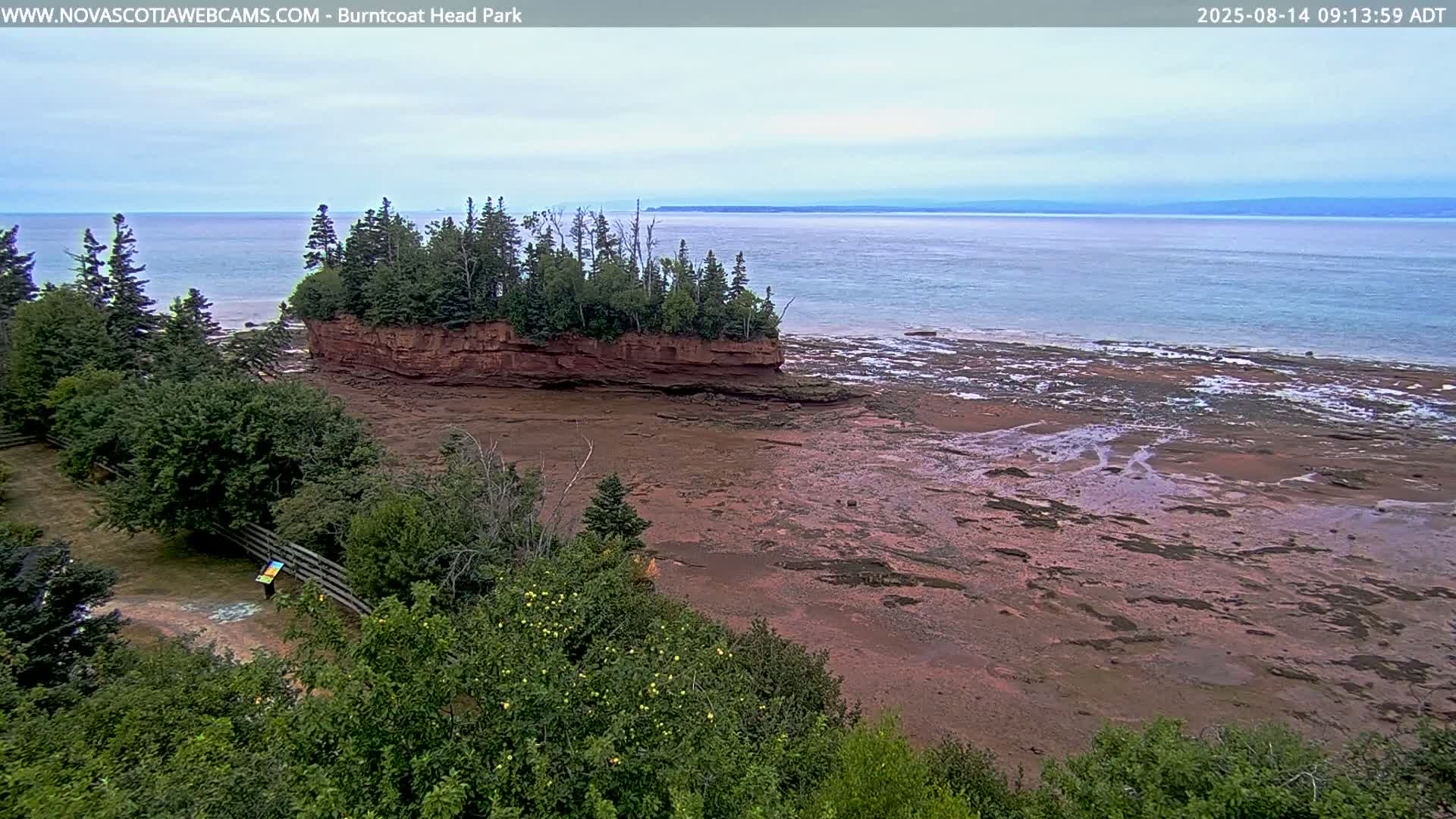 Burntcoat Head Park & Minas Basin Live Cam - East Hants, Hants, Nova Scotia, Canada