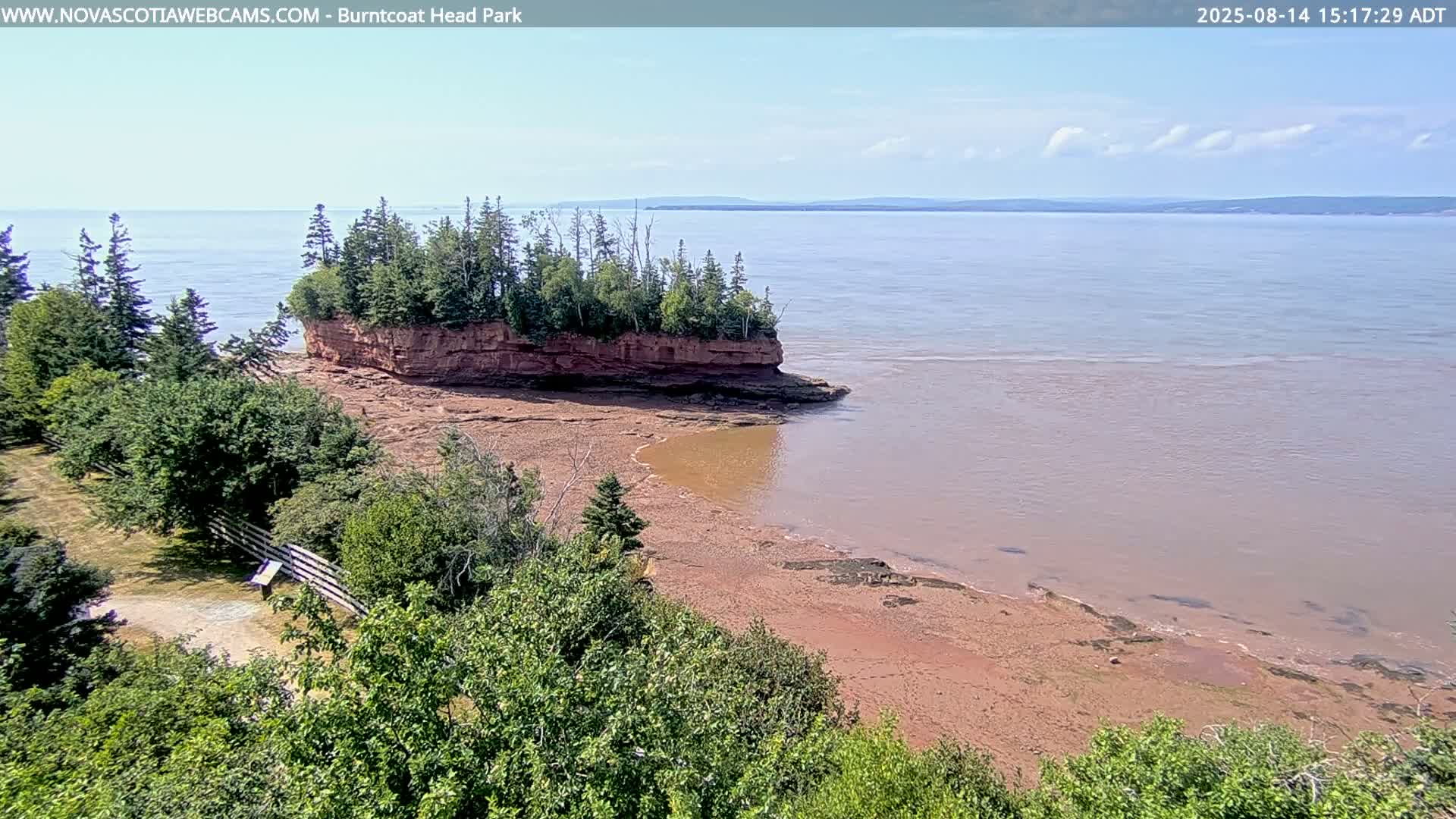 Burntcoat Head Park & Minas Basin Live Cam - East Hants, Hants, Nova Scotia, Canada