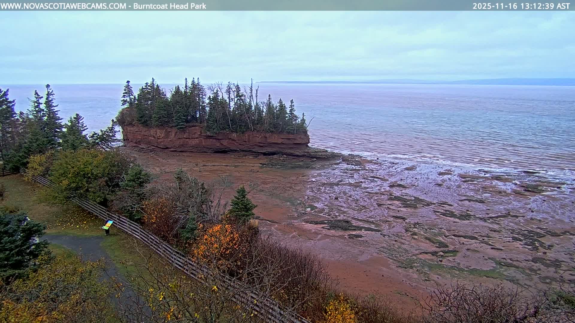 Burntcoat Head Park & Minas Basin Live Cam - East Hants, Hants, Nova Scotia, Canada