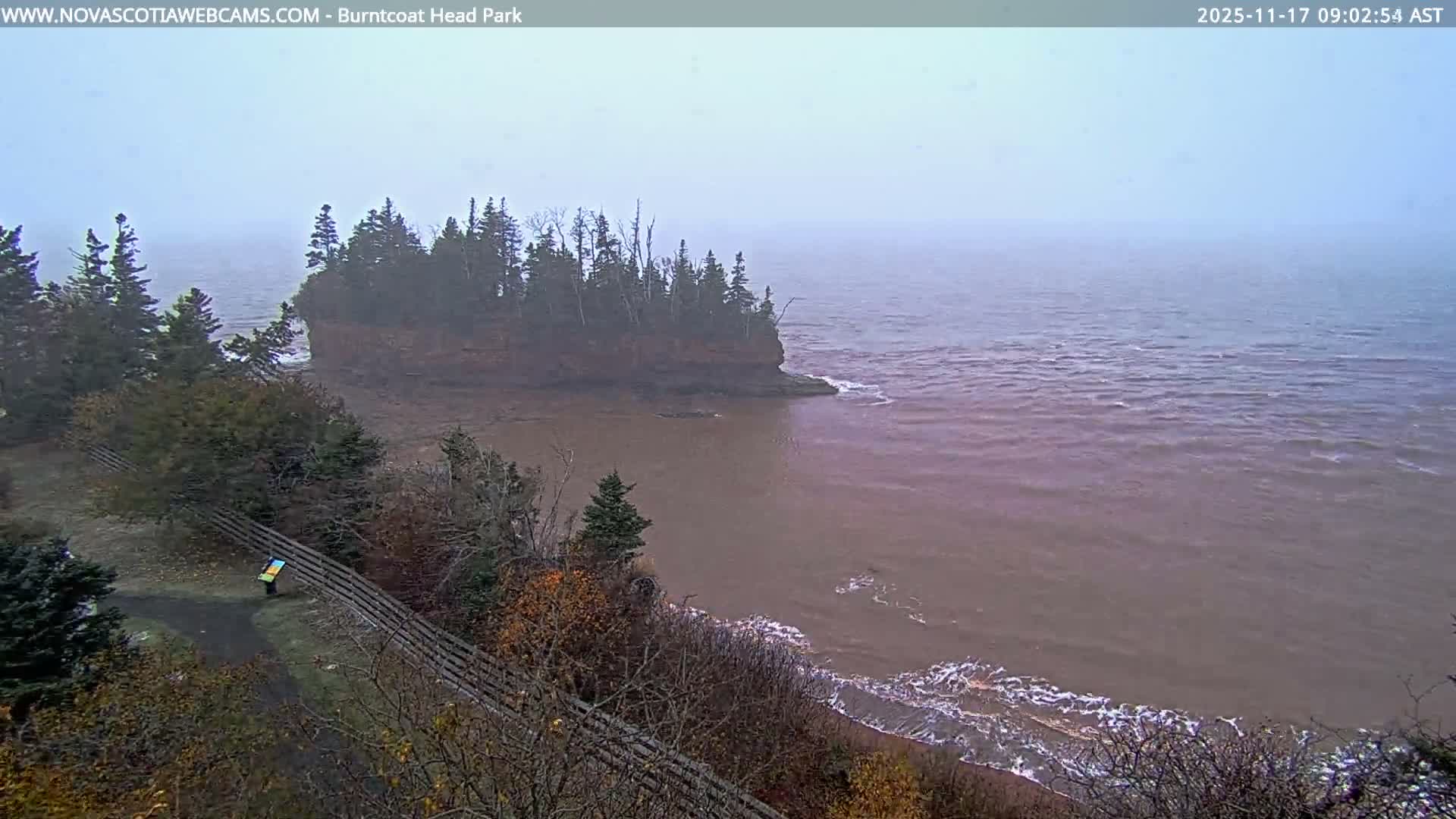Burntcoat Head Park & Minas Basin Live Cam - East Hants, Hants, Nova Scotia, Canada