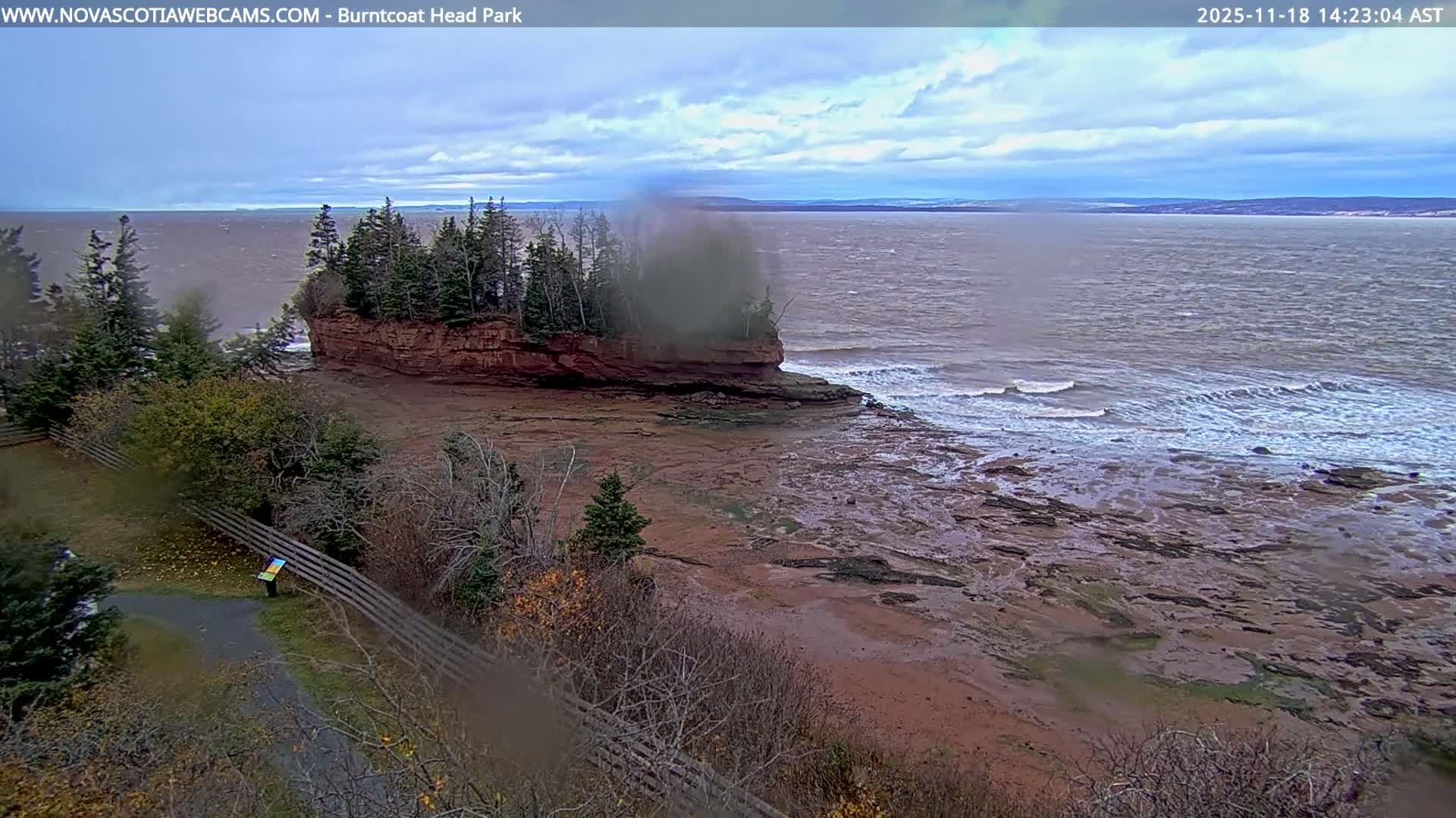 Burntcoat Head Park & Minas Basin Live Cam - East Hants, Hants, Nova Scotia, Canada