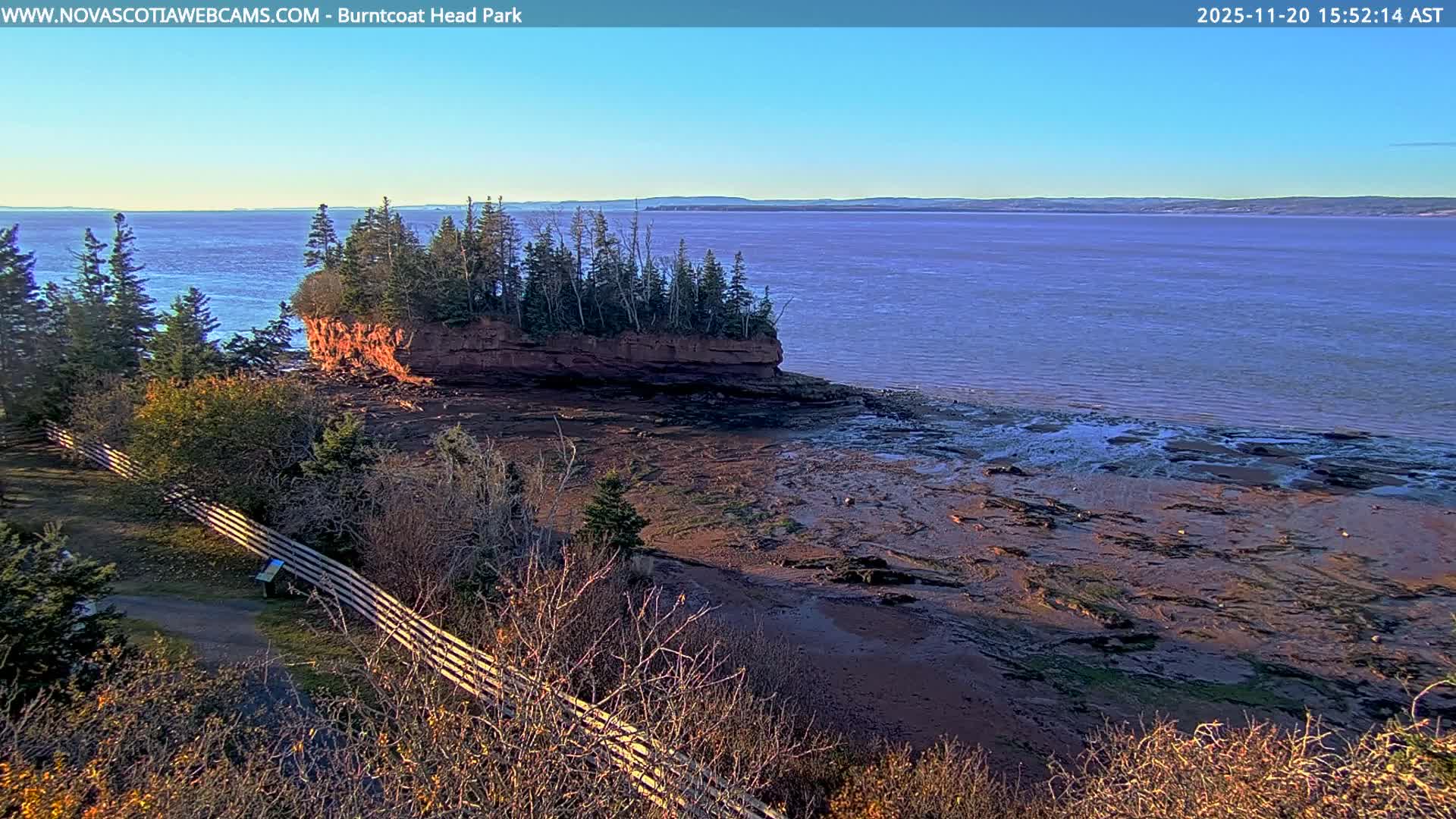 Burntcoat Head Park & Minas Basin Live Cam - East Hants, Hants, Nova Scotia, Canada