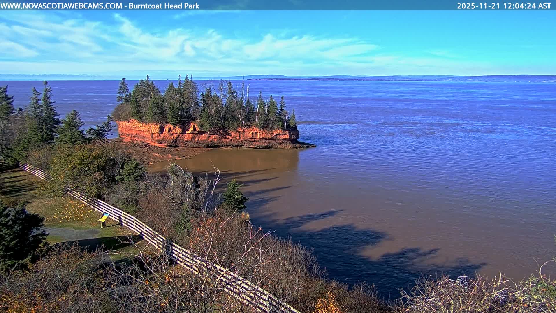 Burntcoat Head Park & Minas Basin Live Cam - East Hants, Hants, Nova Scotia, Canada